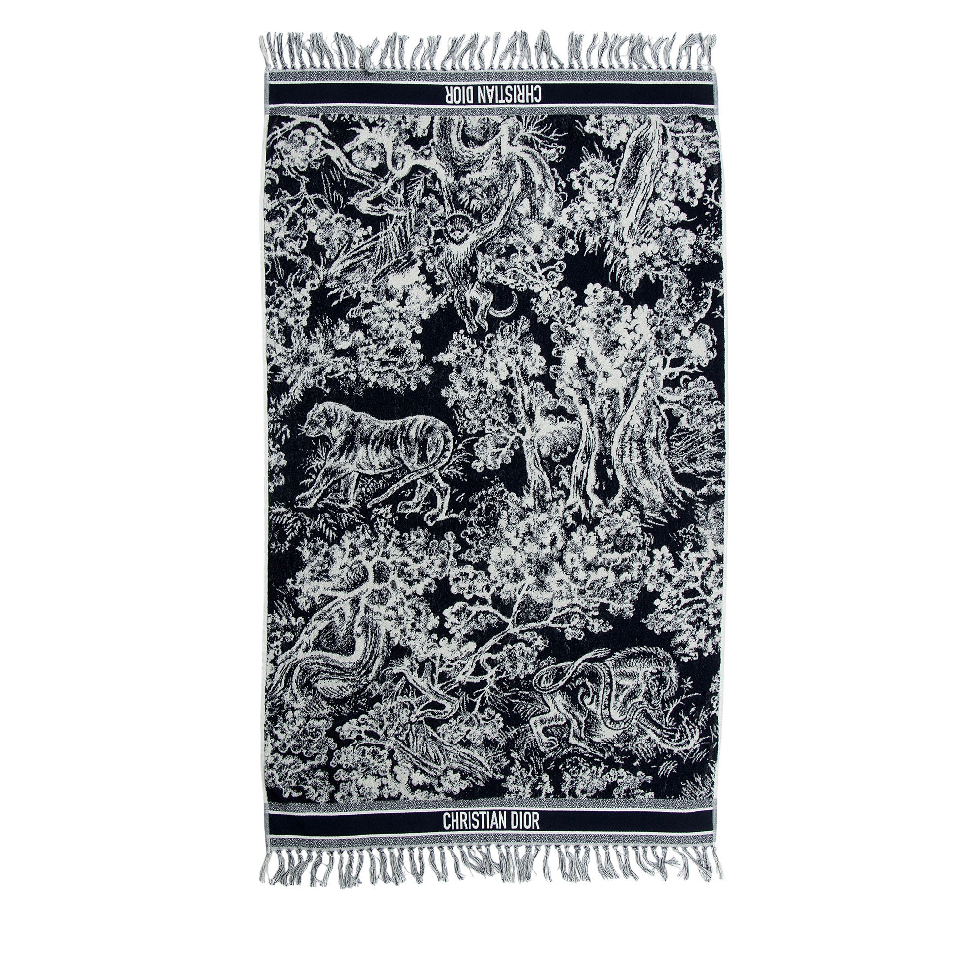 Dior Cotton Toile De Jouy Beach Towel