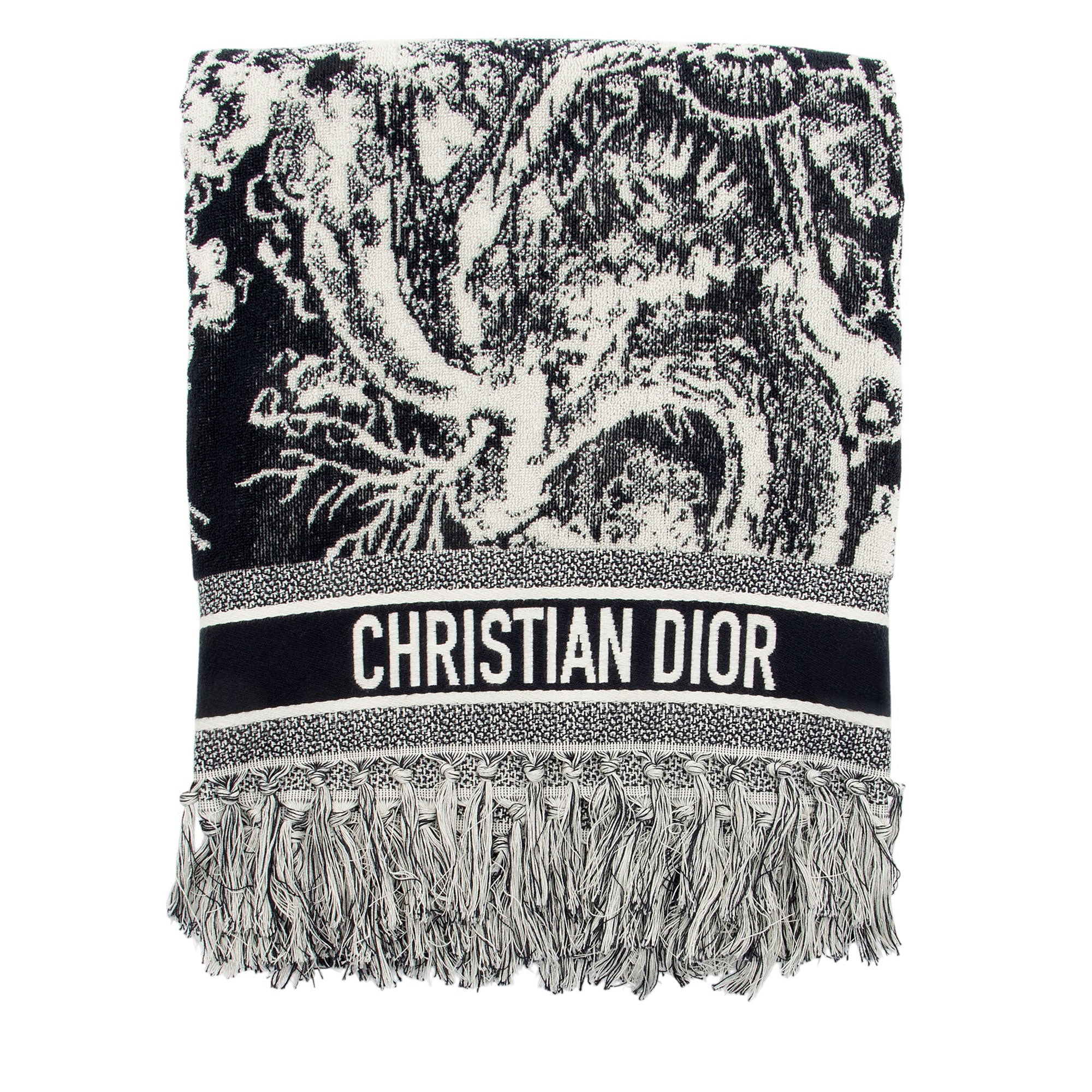 Dior Cotton Toile De Jouy Beach Towel