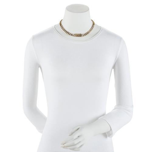 Dior Crystal Dio(R)evolution Choker Necklace (SHF-JG5Kf7)