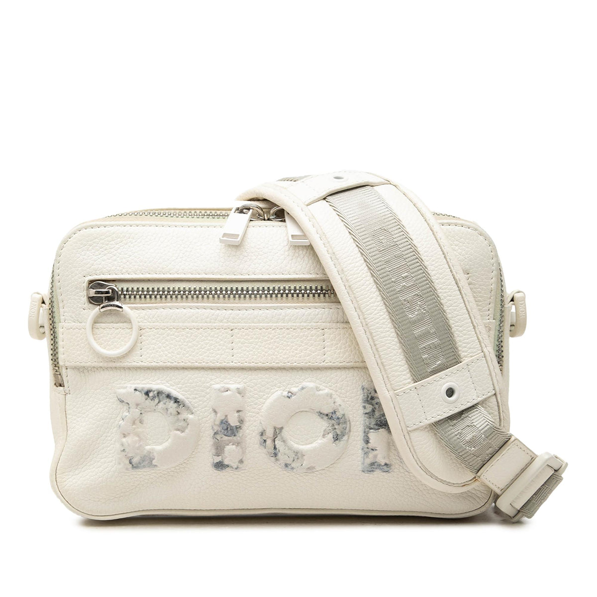 Dior Daniel Arsham Grained Calfskin Safari Messenger Bag