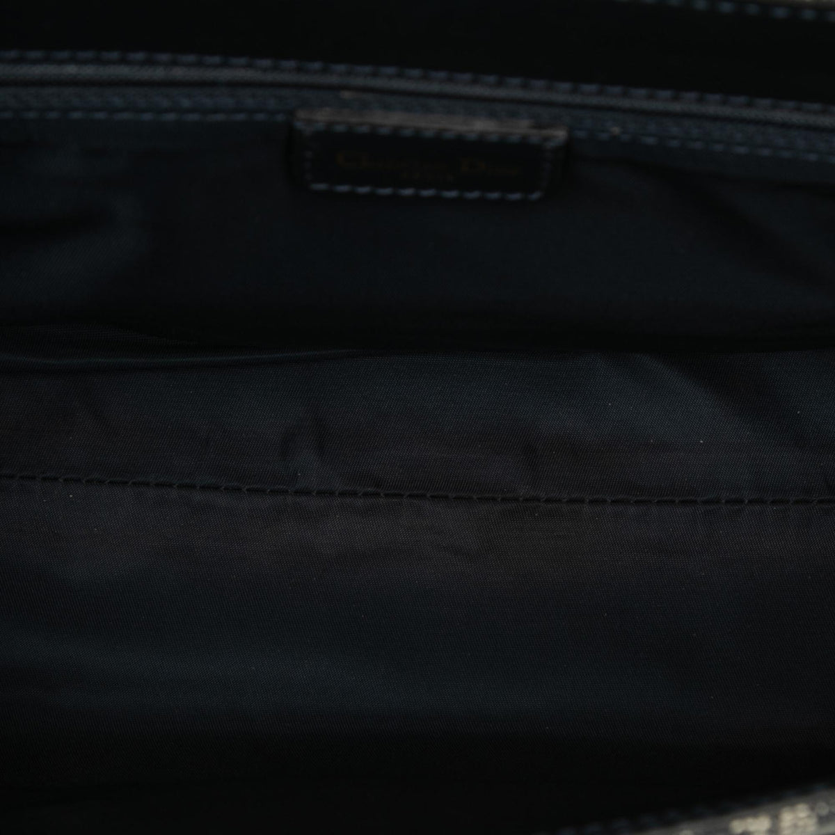 Dior Diorissimo Trotter Canvas Saddle Shoulder Bag