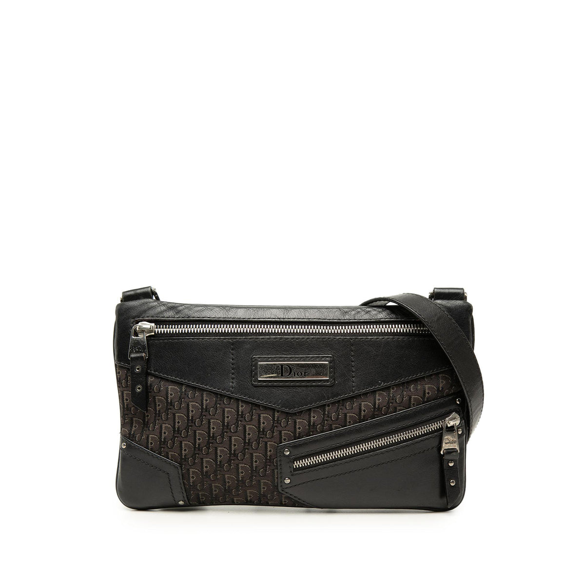 Dior Diorissimo Trotter Canvas Street Chic Shoulder Bag