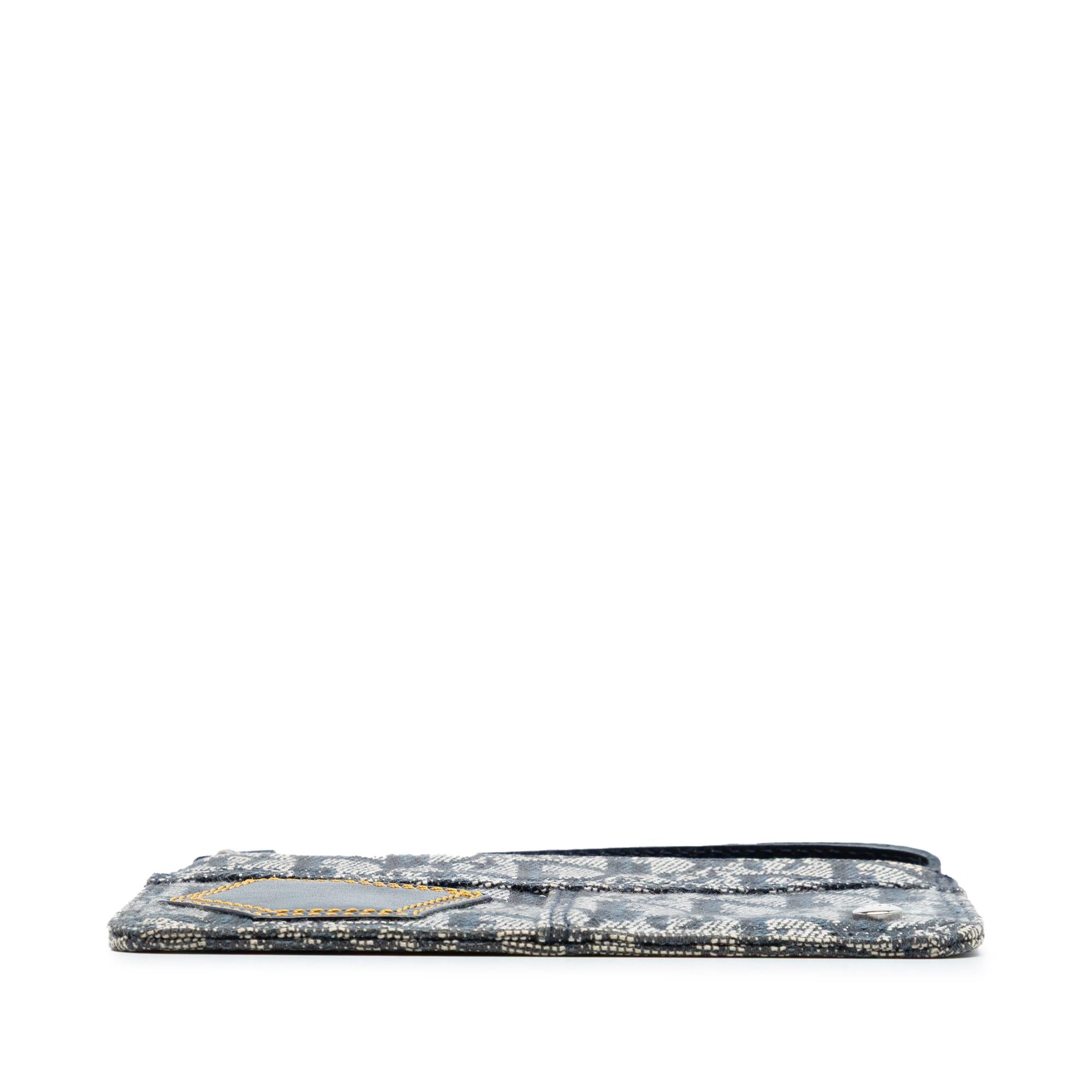 Dior Diorissimo Trotter Canvas Wristlet Pouch
