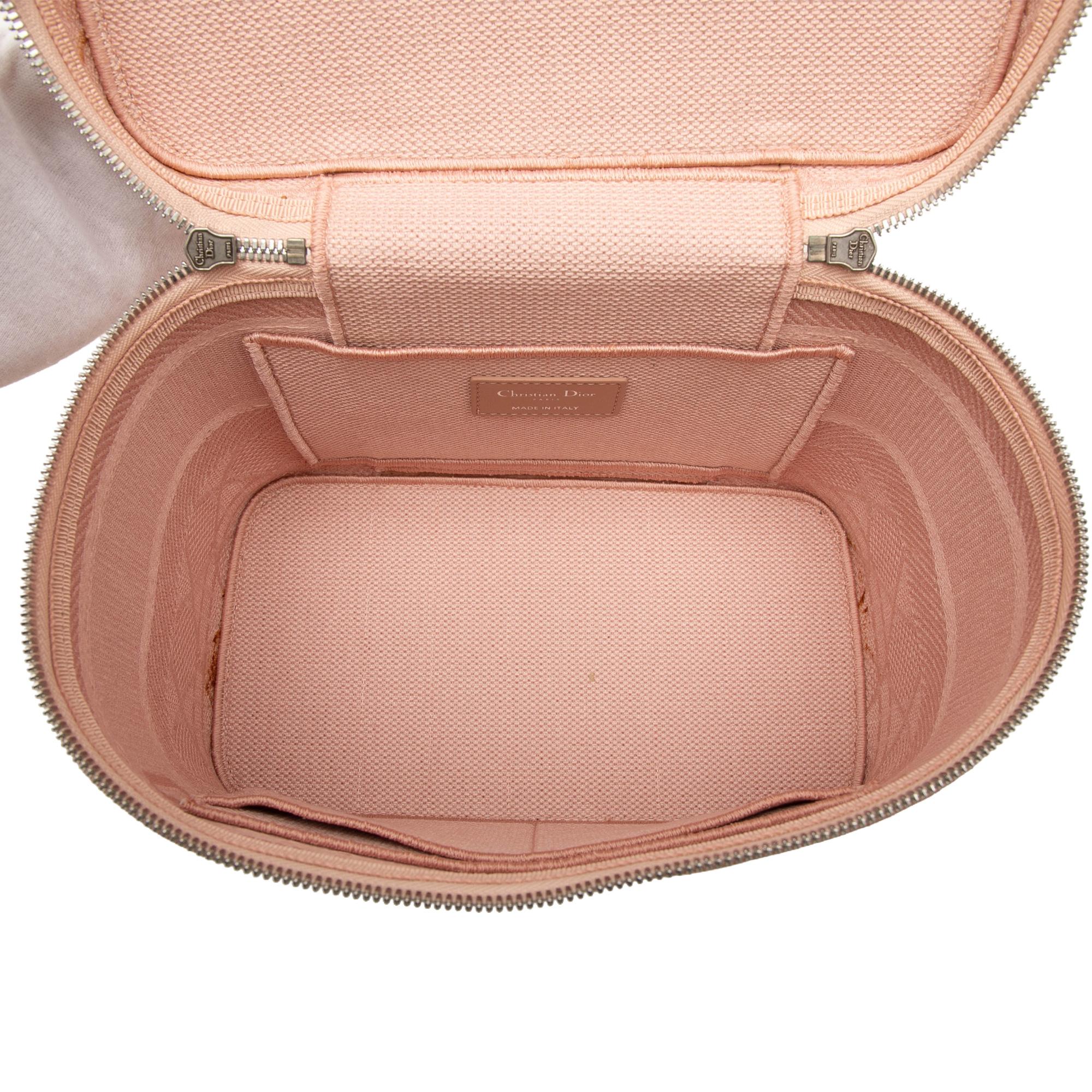 Dior Diortravel Canvas Cannage D Lite Vanity Case