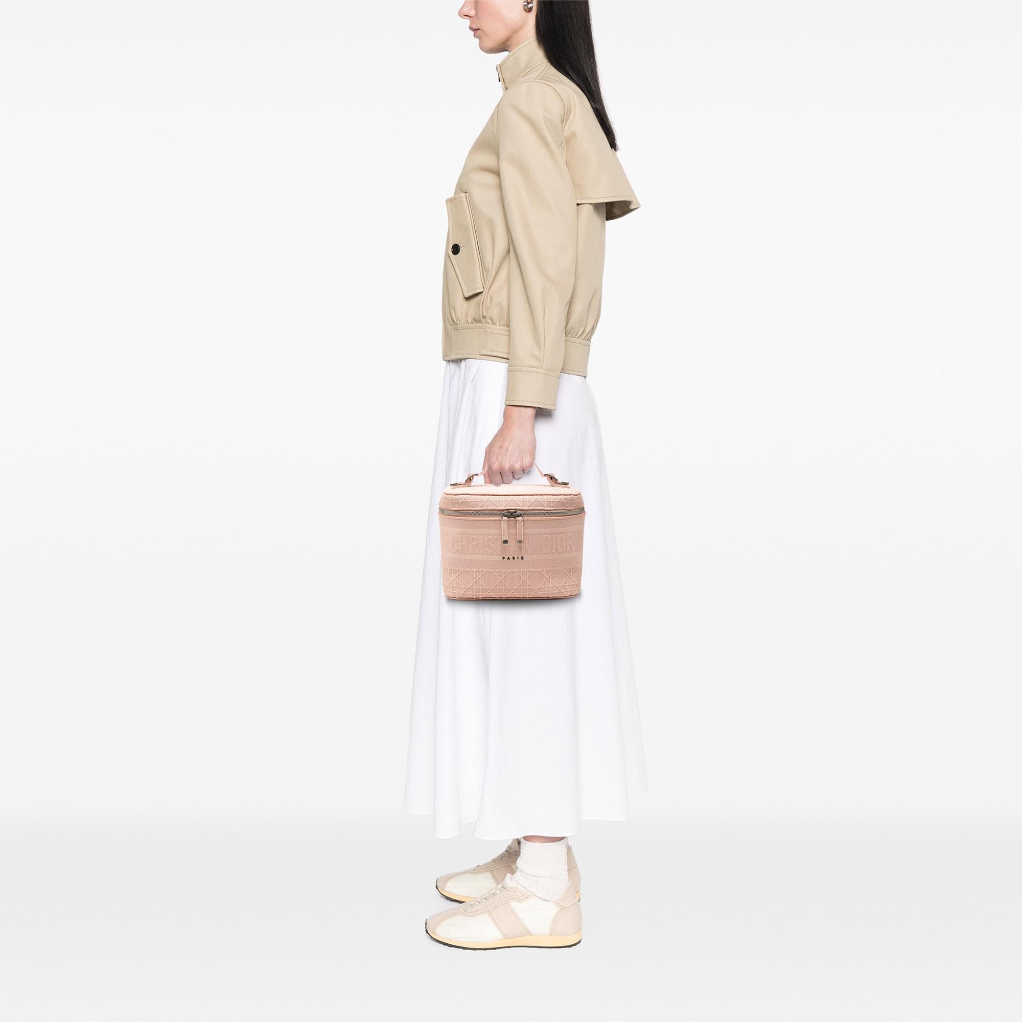 Dior Diortravel Canvas Cannage D Lite Vanity Case