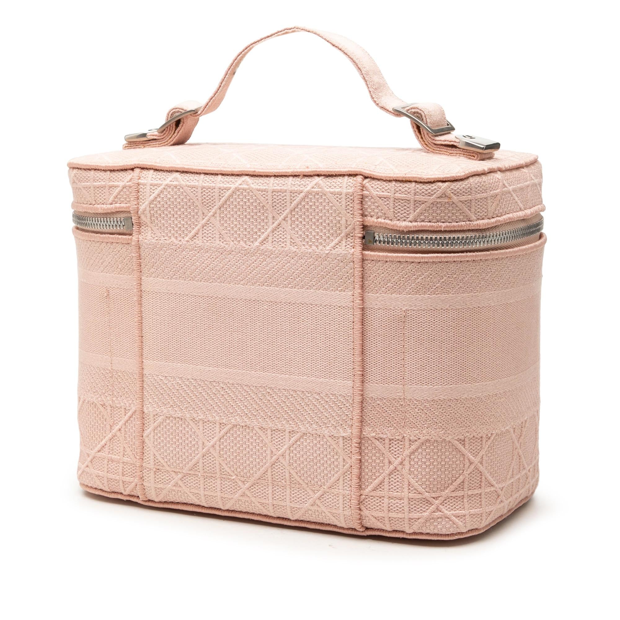 Dior Diortravel Canvas Cannage D Lite Vanity Case