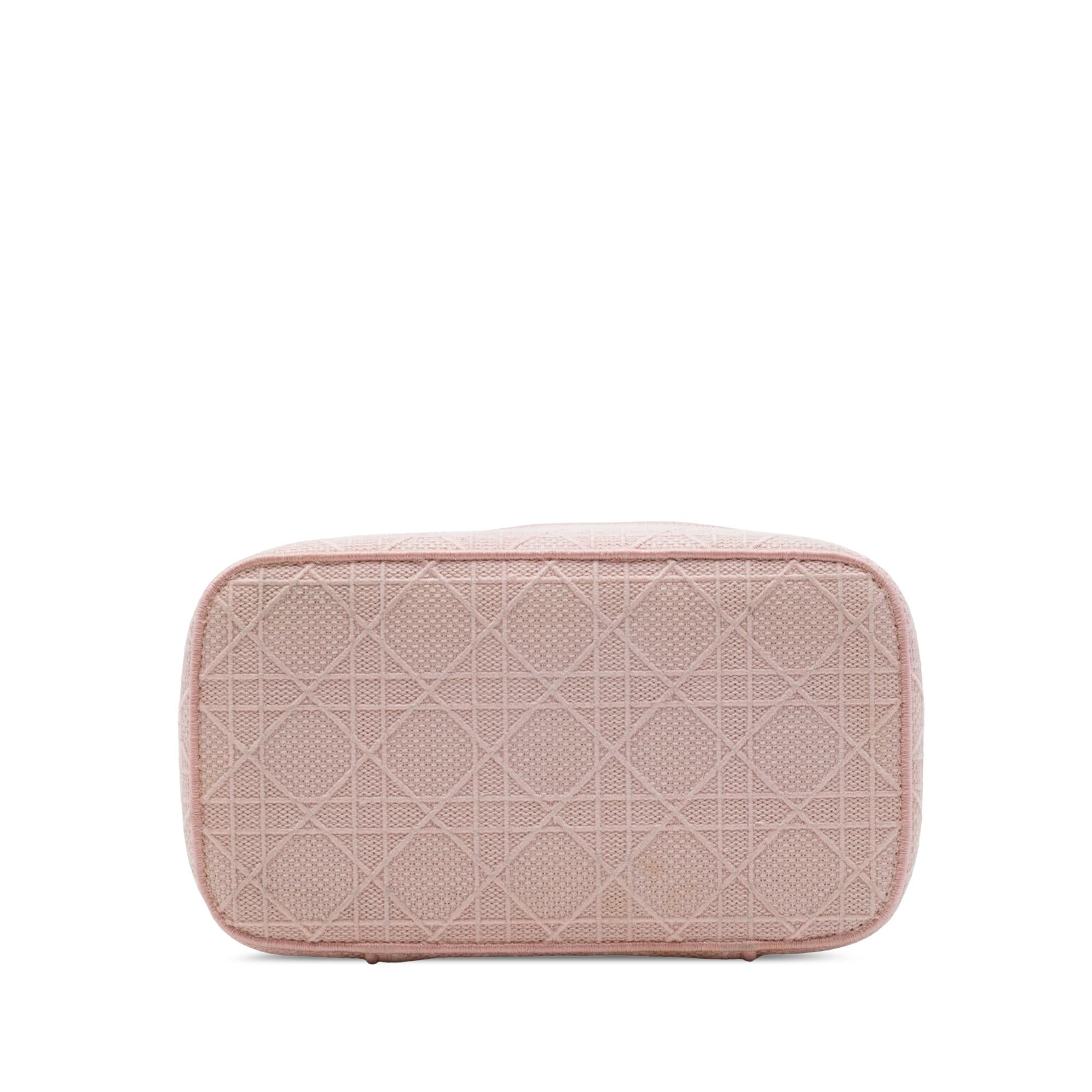 Dior Diortravel Canvas Cannage D Lite Vanity Case