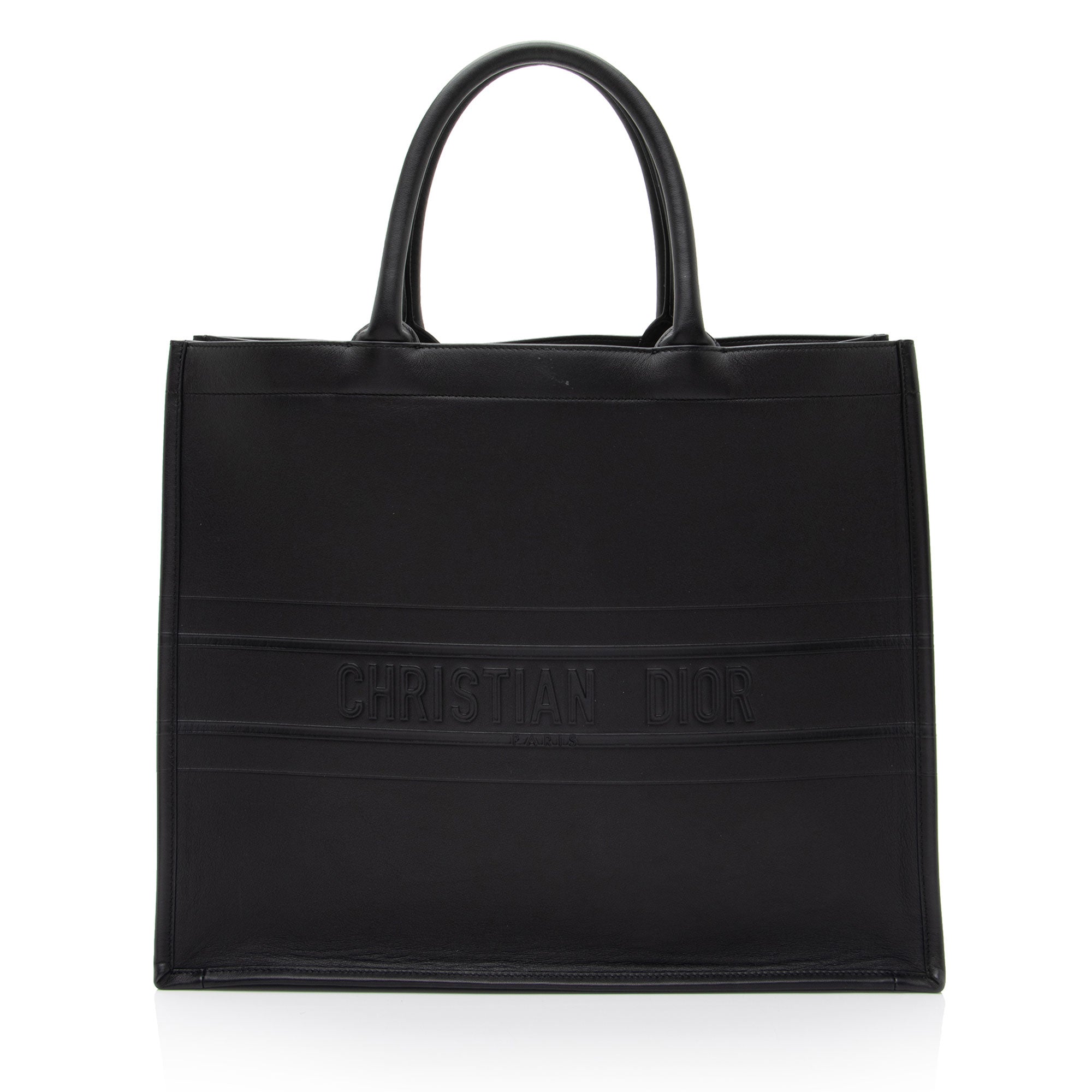 Dior Embossed Calfskin Large Book Tote (SHF-1Gnic2)