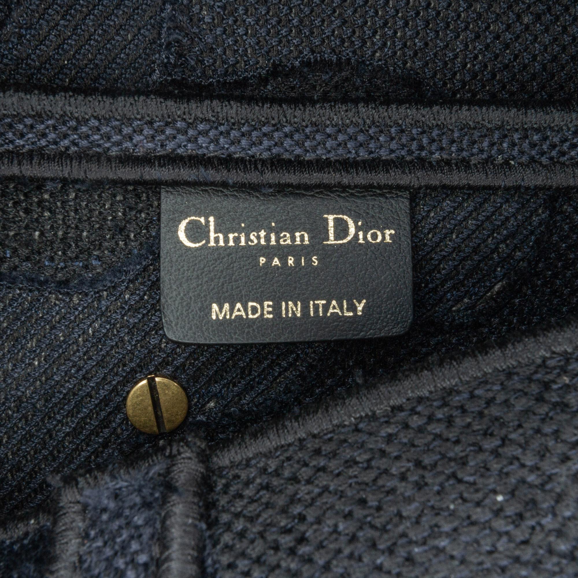 Dior Embroidered Canvas Camouflage Saddle (SHG-P0uctF)