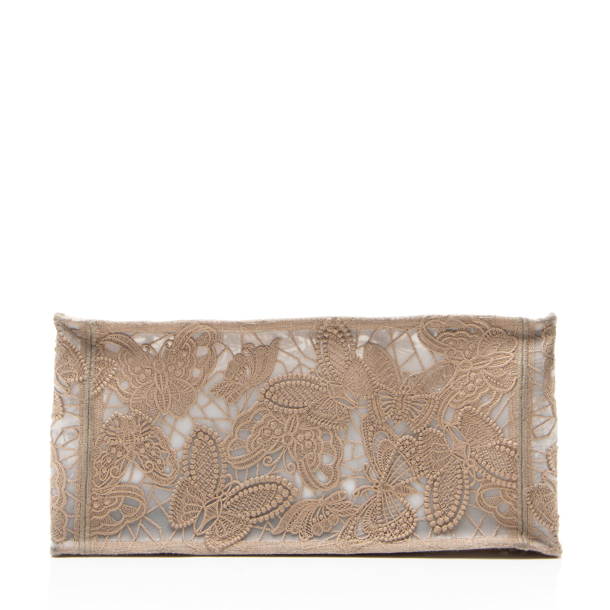 Dior Embroidered D-Lace Medium Book Tote