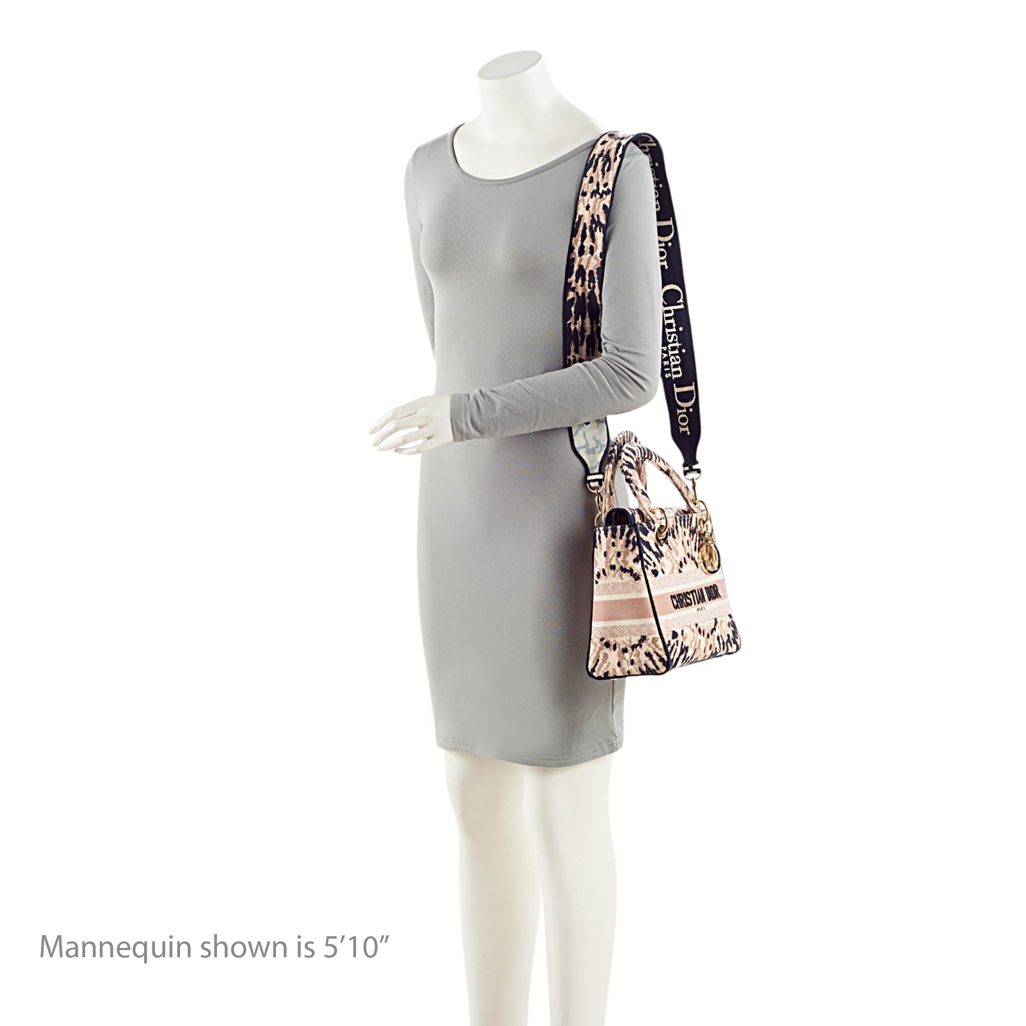 Dior Embroidered Tie-Dye Lady D-Lite Medium Tote
