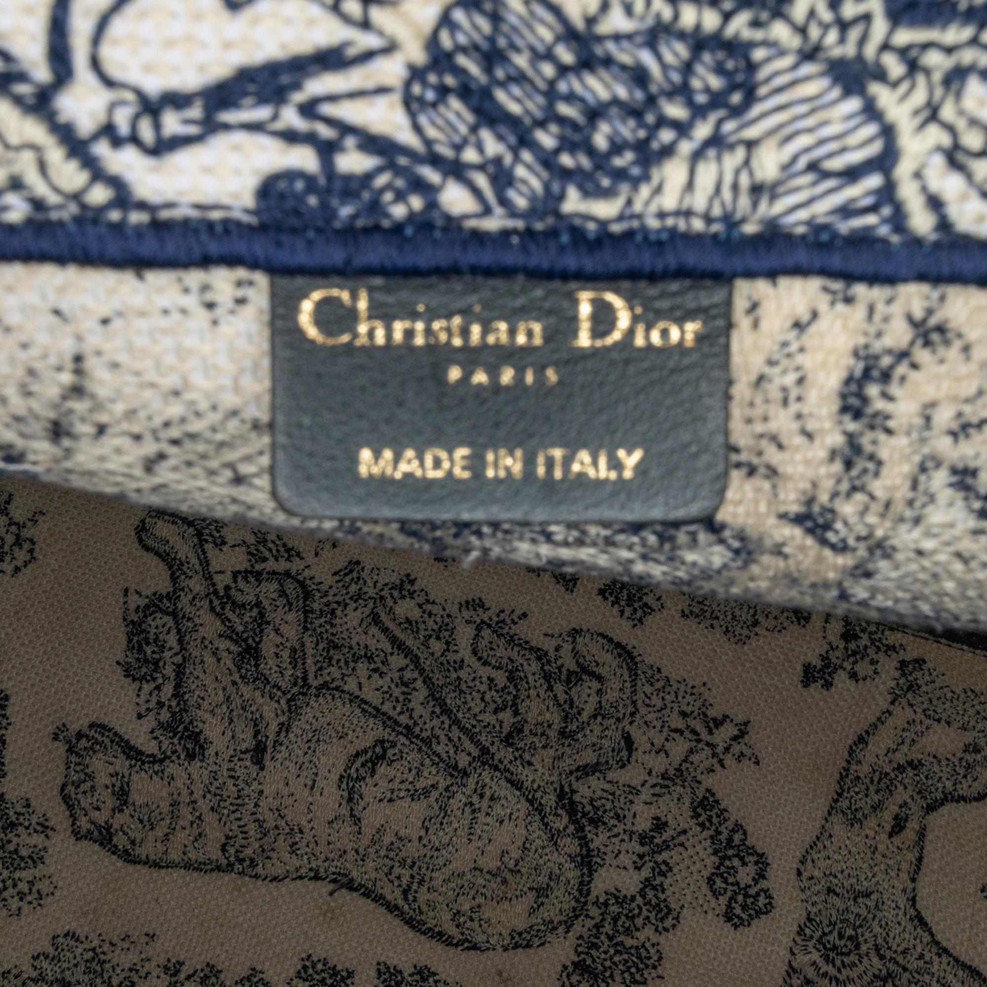 Dior Embroidered Toile De Jouy Catherine Tote (SHG-onfvYr)