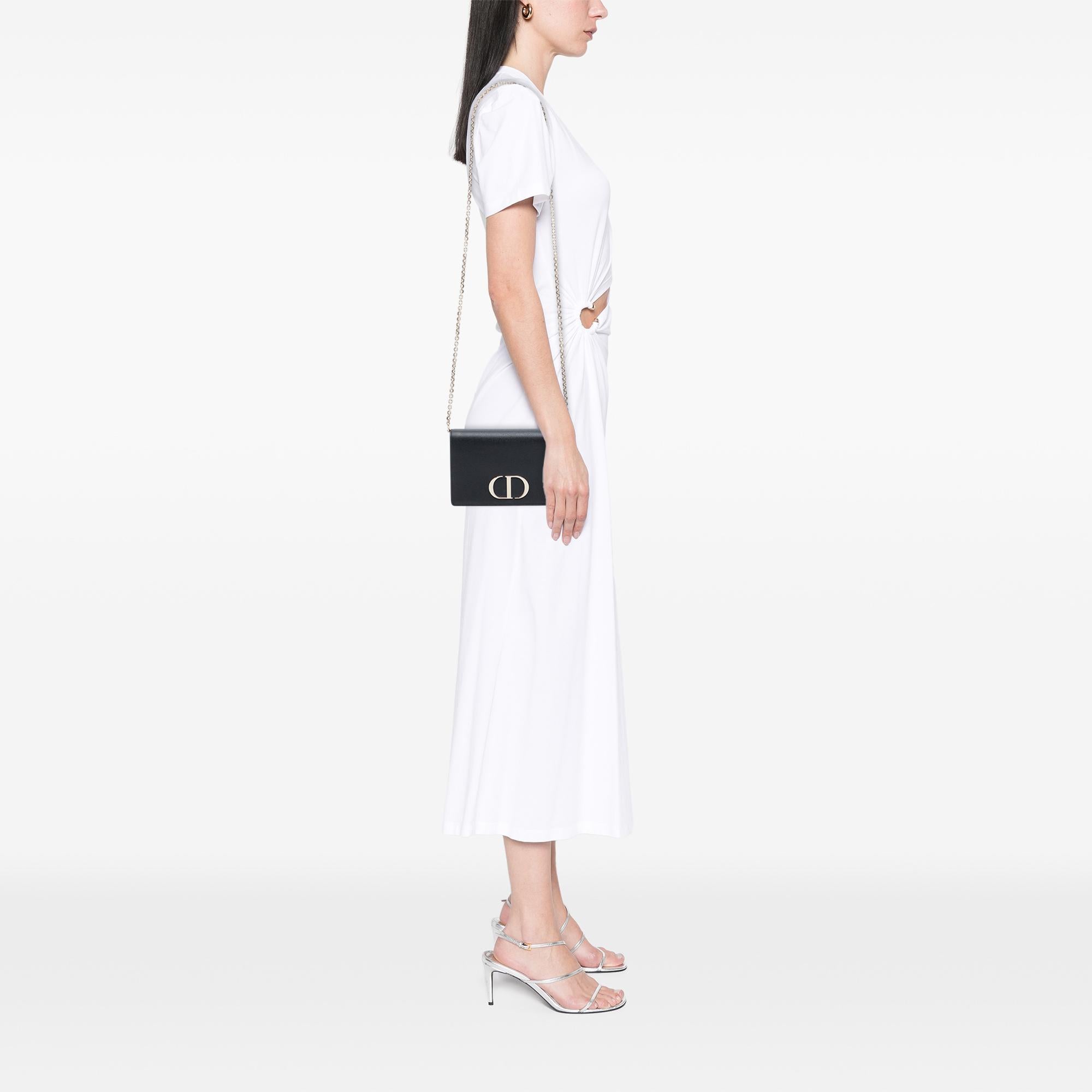 Dior Grained Calfskin 30 Montaigne 2 in 1 Pouch