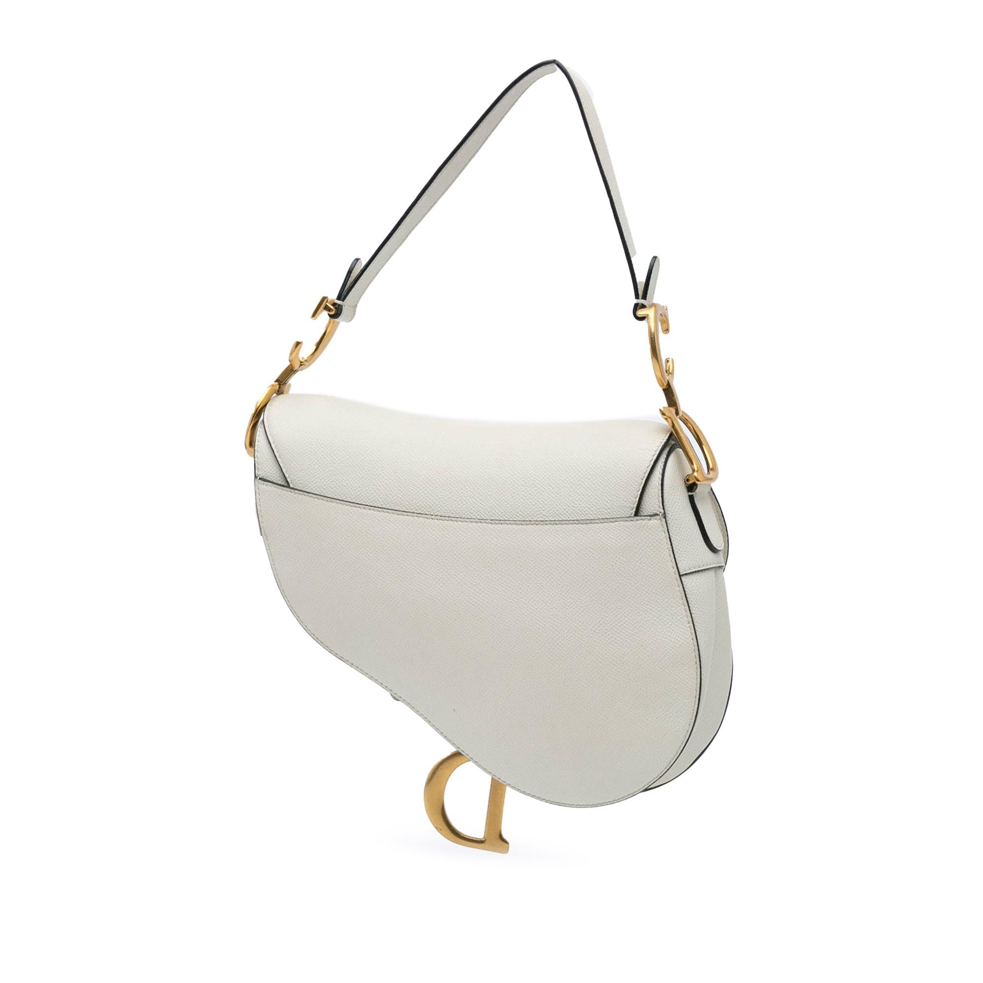 Dior Grained Calfskin Saddle Bag
