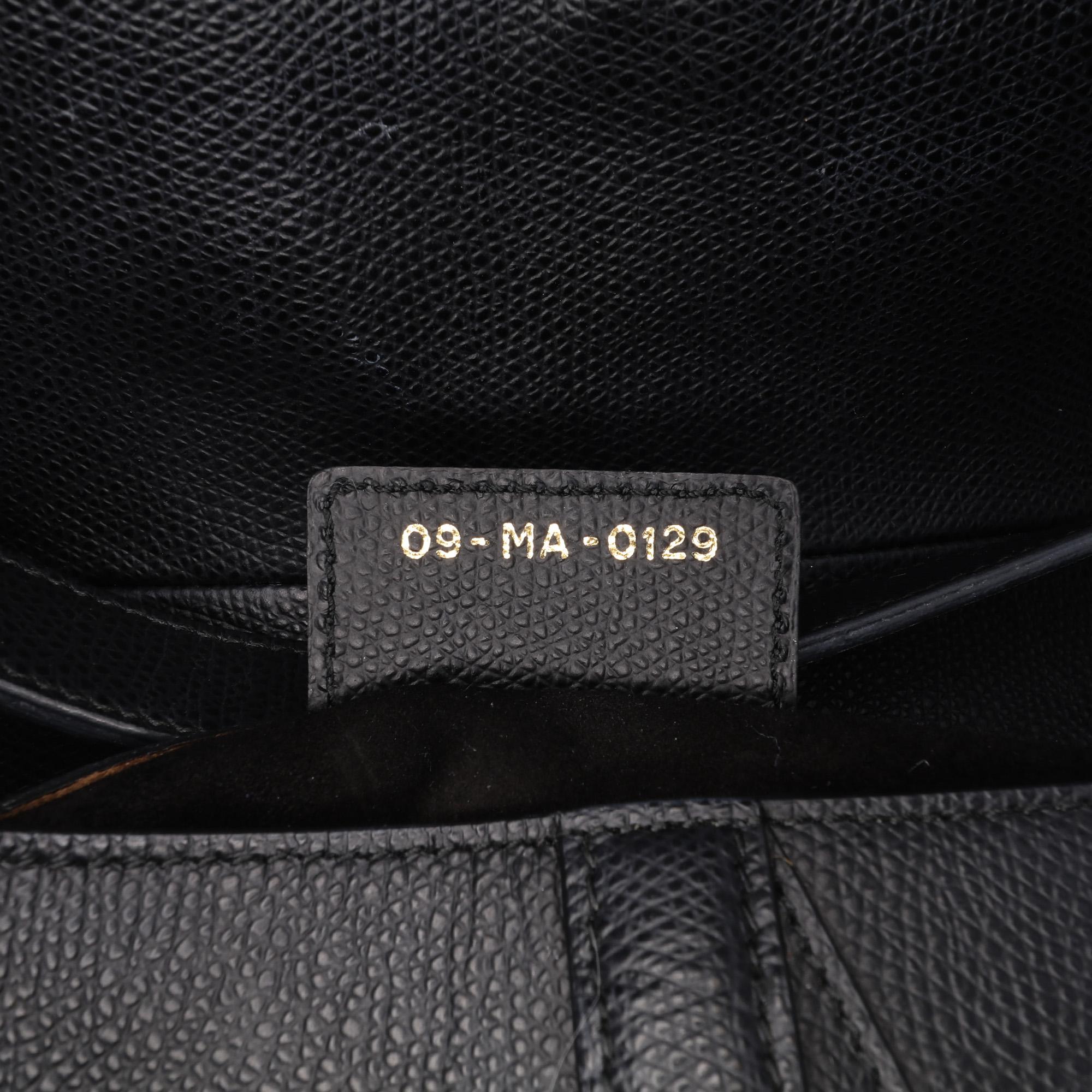 Dior Grained Calfskin Saddle Bag