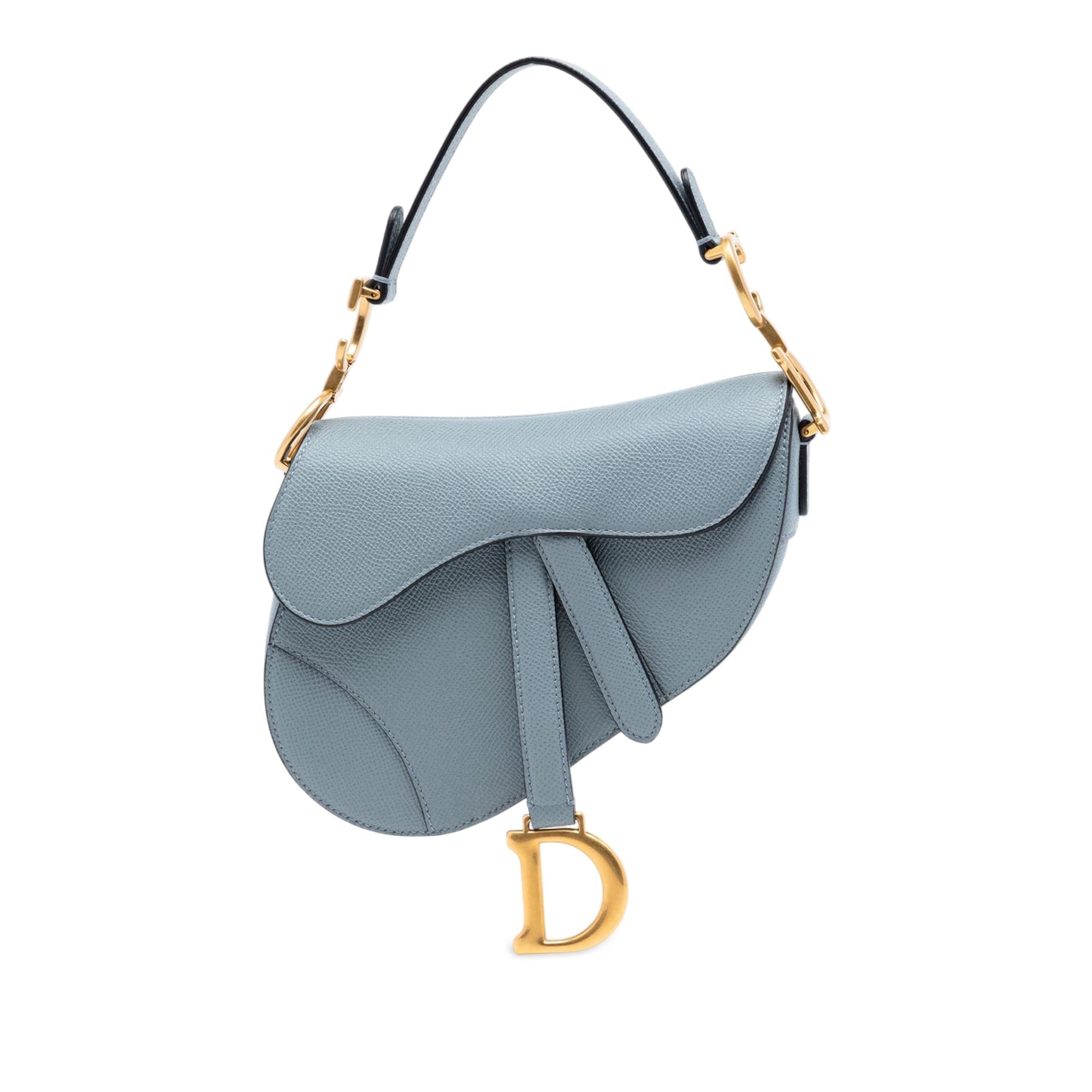 Dior Grained Calfskin Saddle Bag