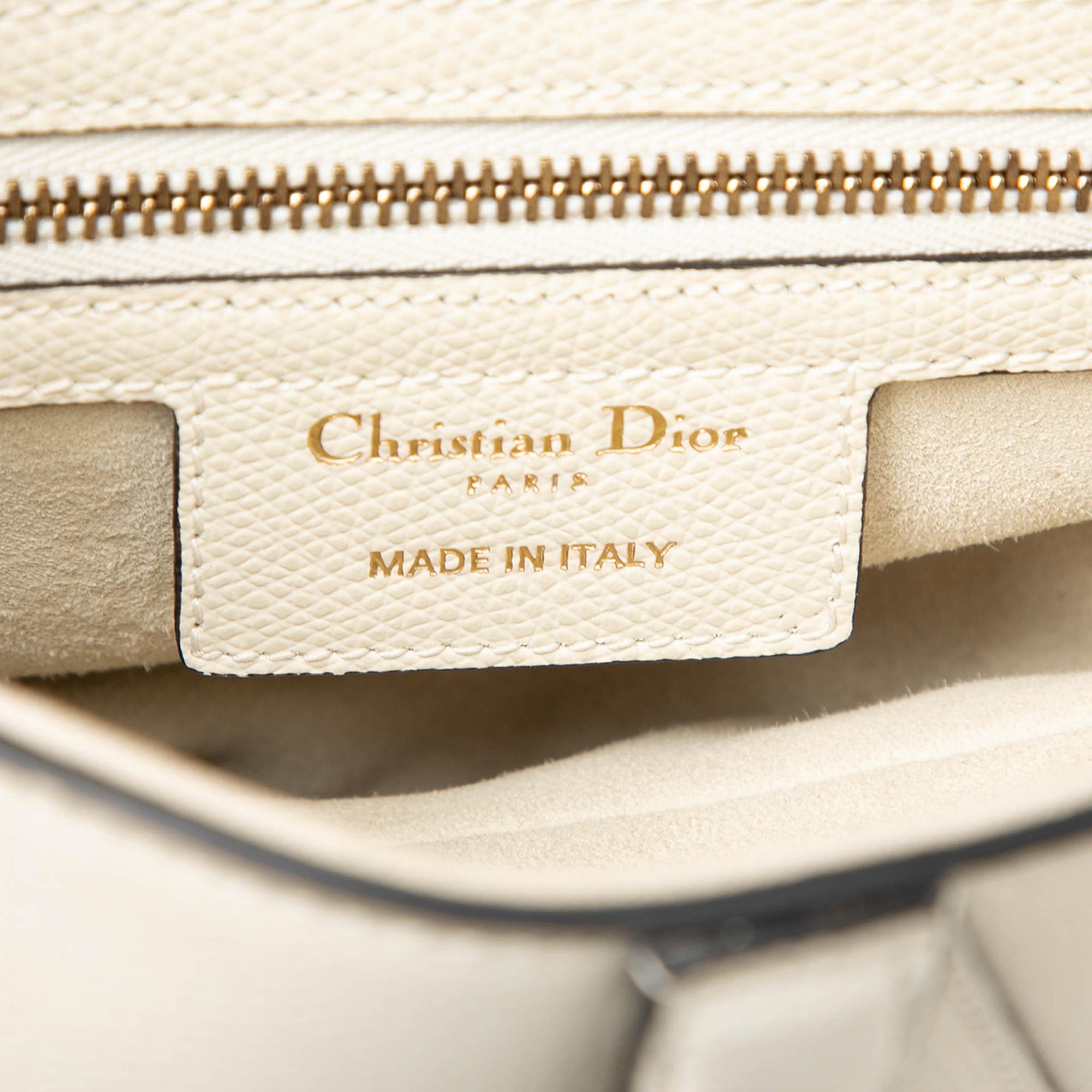 Dior Grained Calfskin Saddle Bag