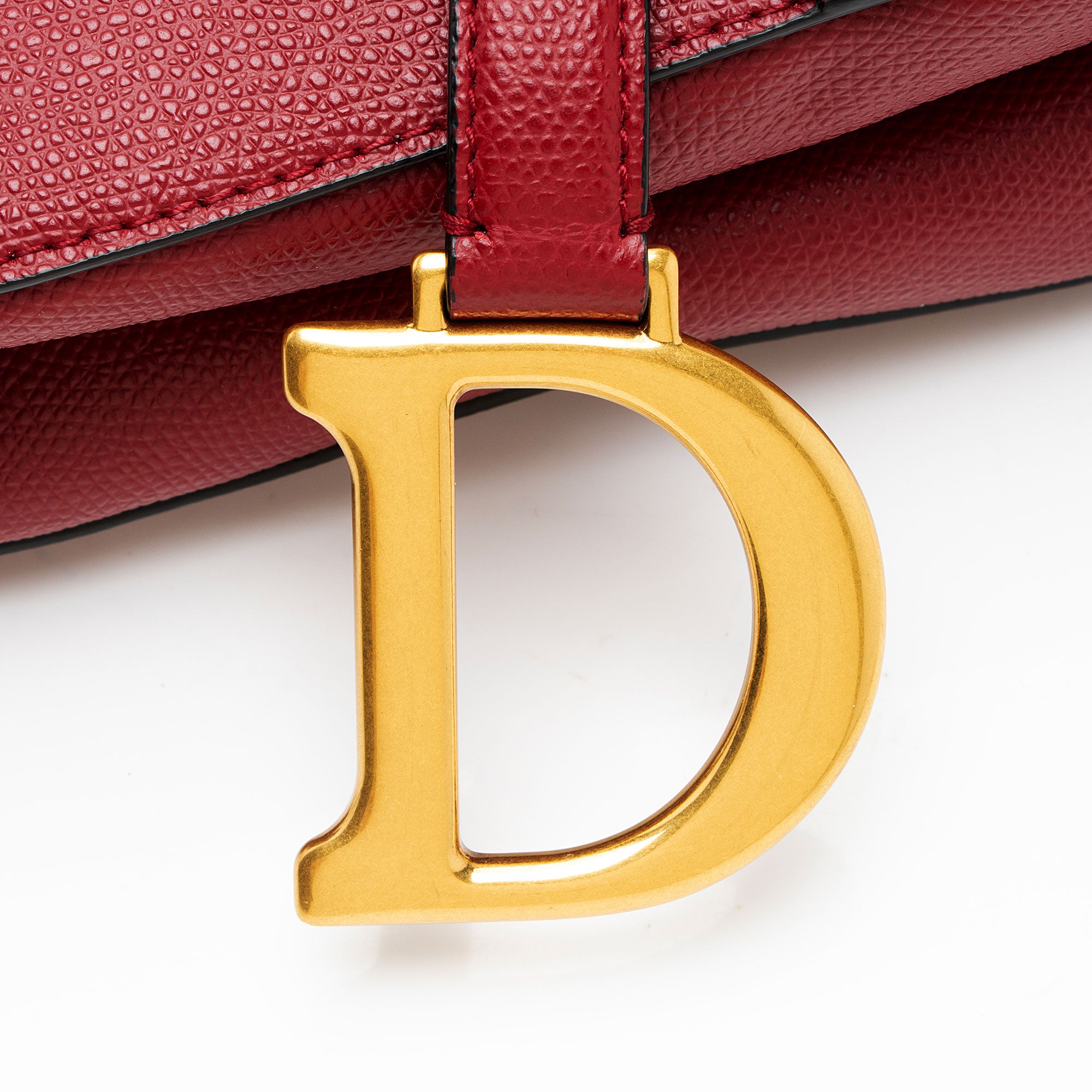 Dior Grained Calfskin Saddle Bag