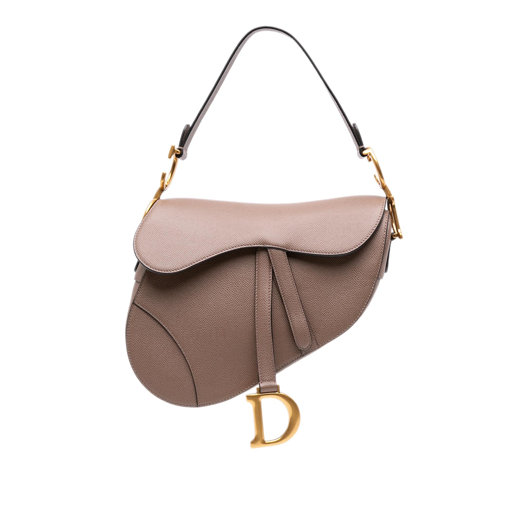 Dior Grained Calfskin Saddle Bag