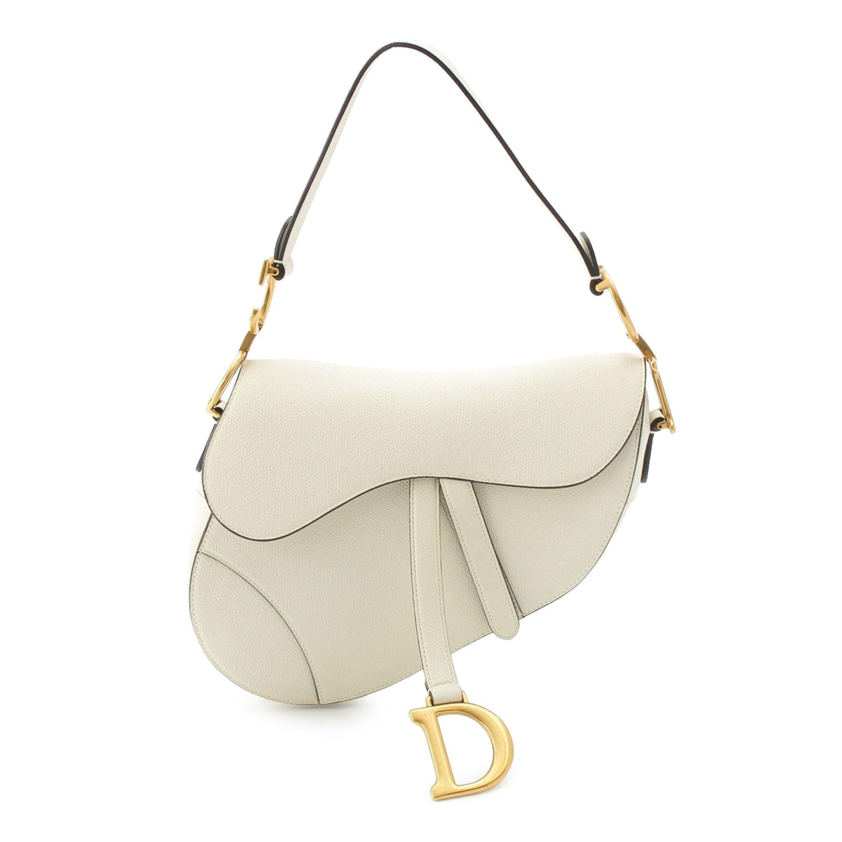 Dior Grained Calfskin Saddle Bag