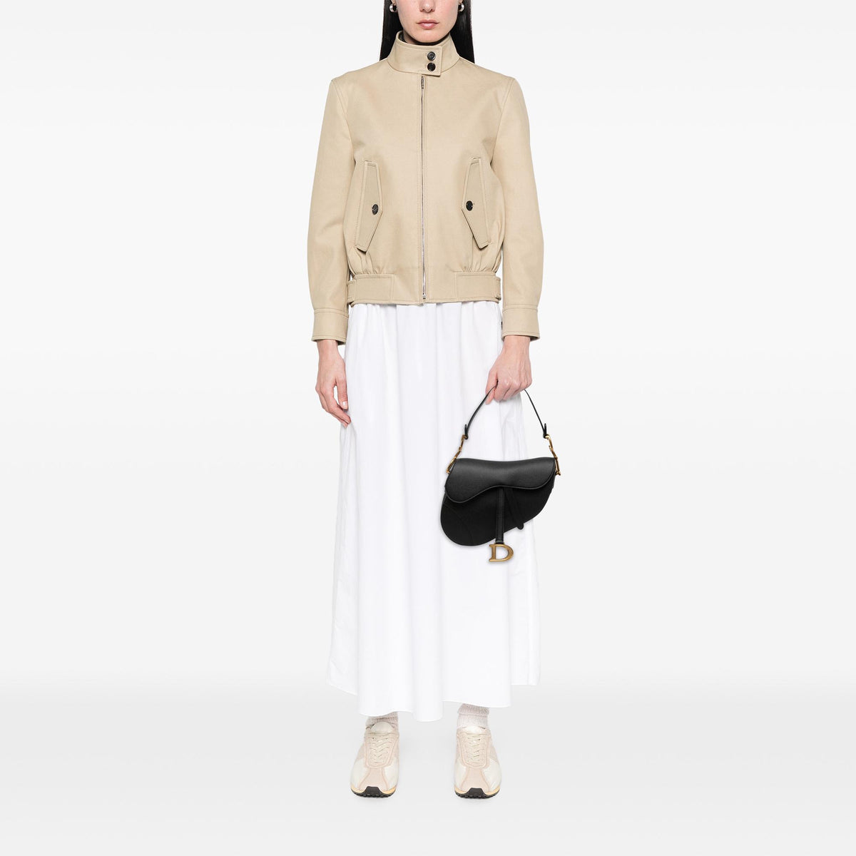 Dior Grained Calfskin Saddle Bag