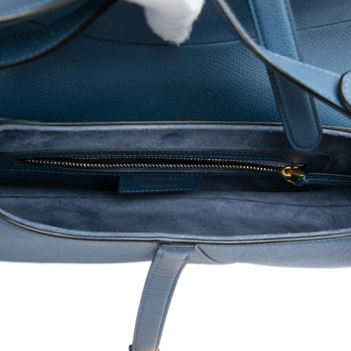 Dior Grained Calfskin Saddle Bag