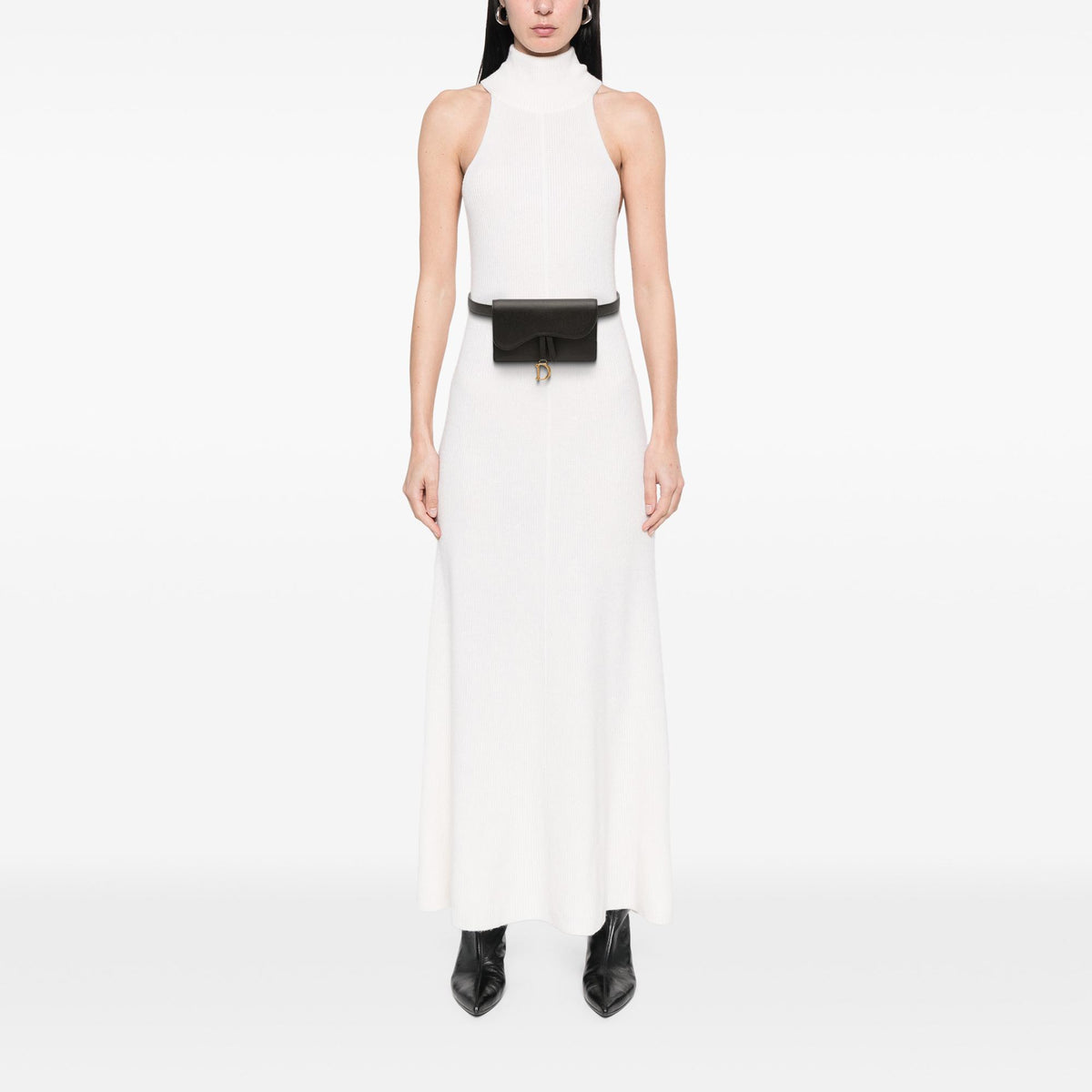 Dior Grained Calfskin Saddle Belt Pouch