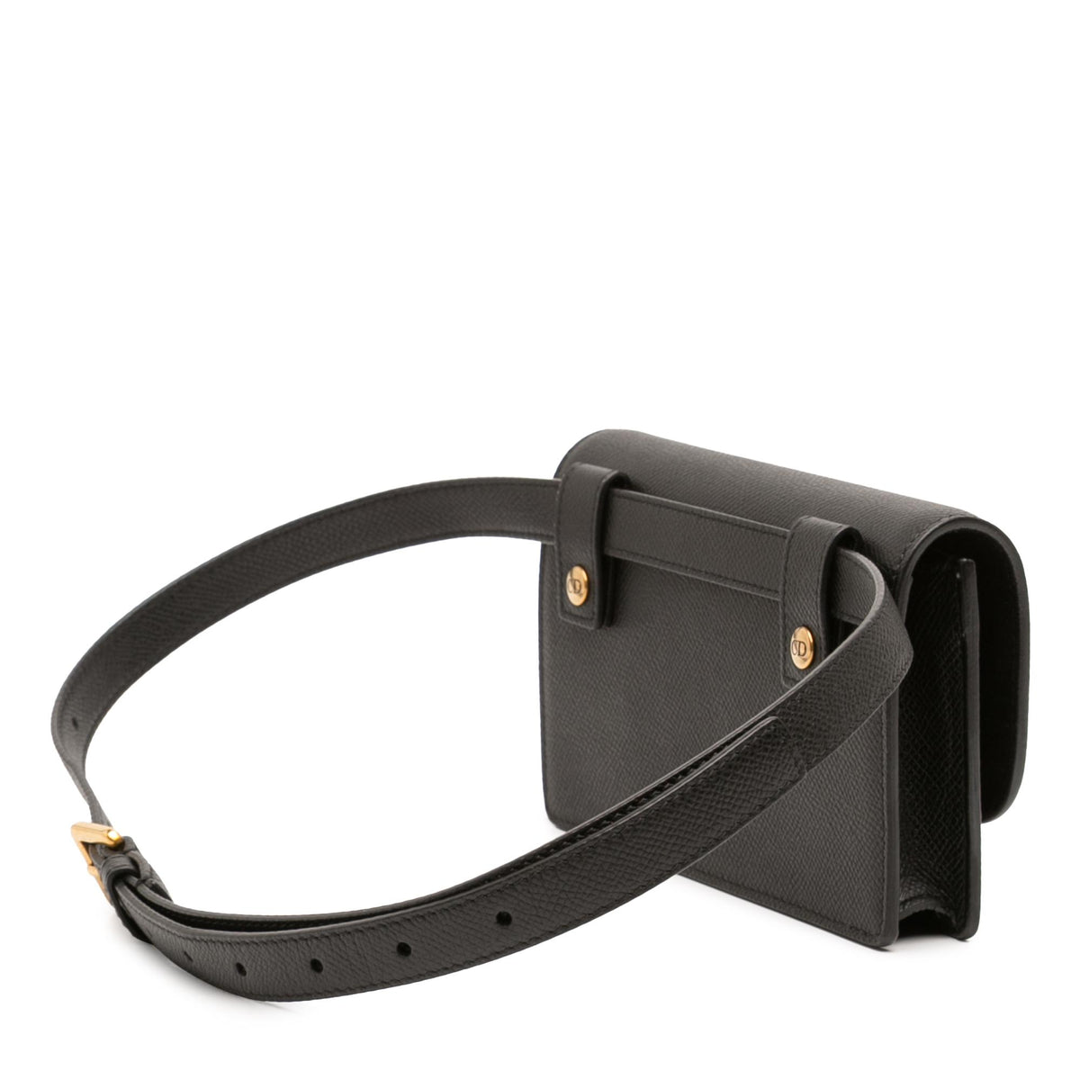 Dior Grained Calfskin Saddle Belt Pouch