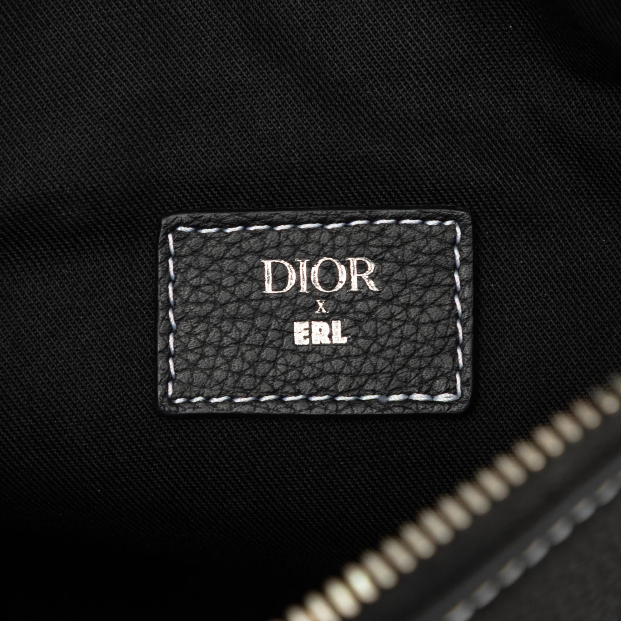 Dior Grained Calfskin Saddle Crossbody