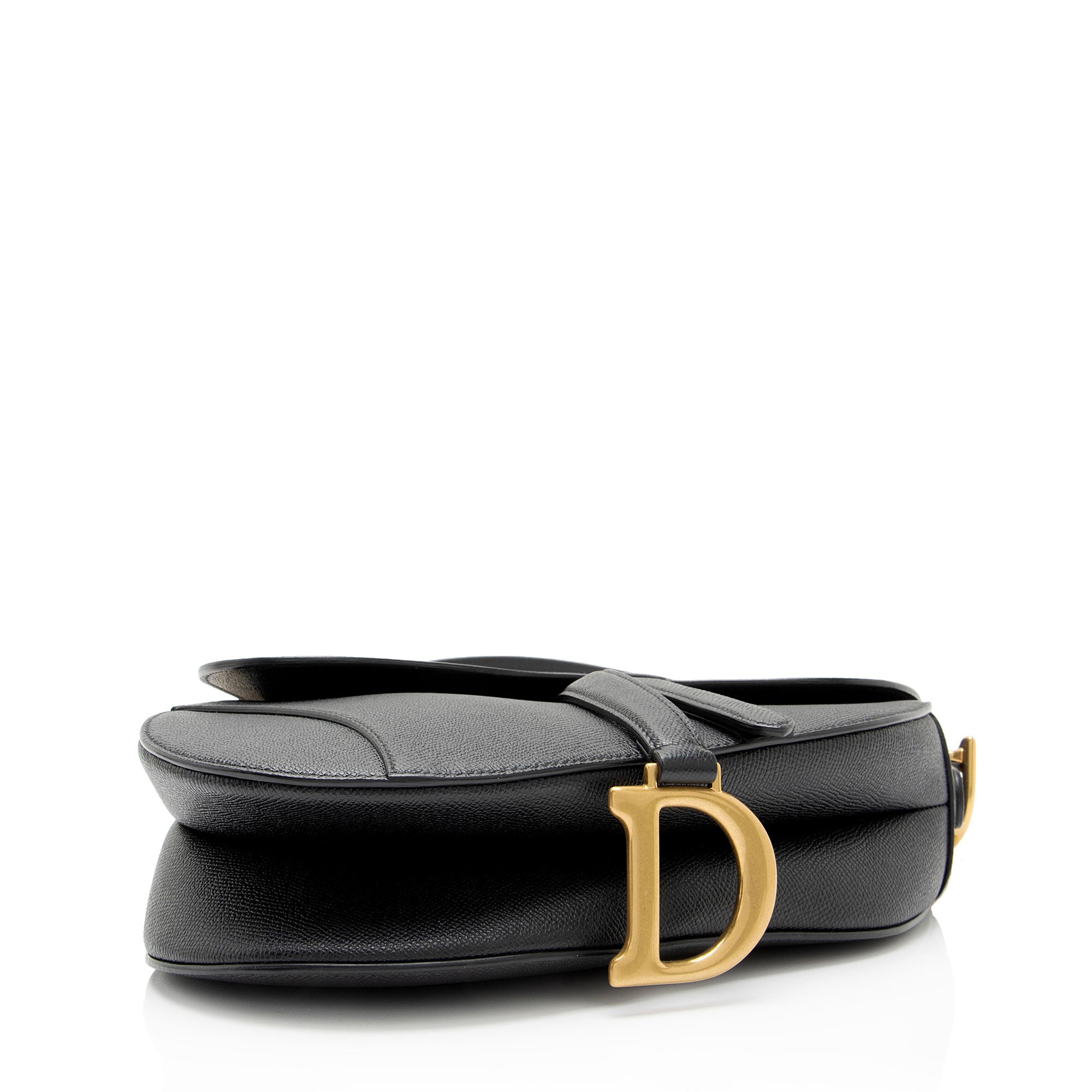 Dior Grained Calfskin Saddle Dual Strap Crossbody