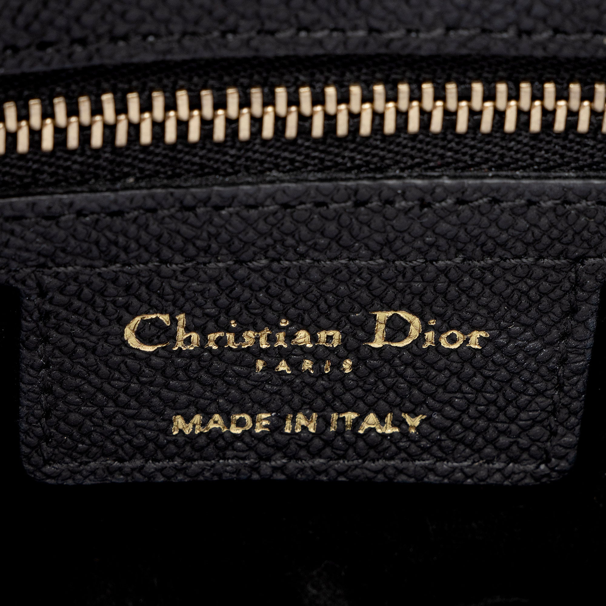 Dior Grained Calfskin Saddle Dual Strap Crossbody