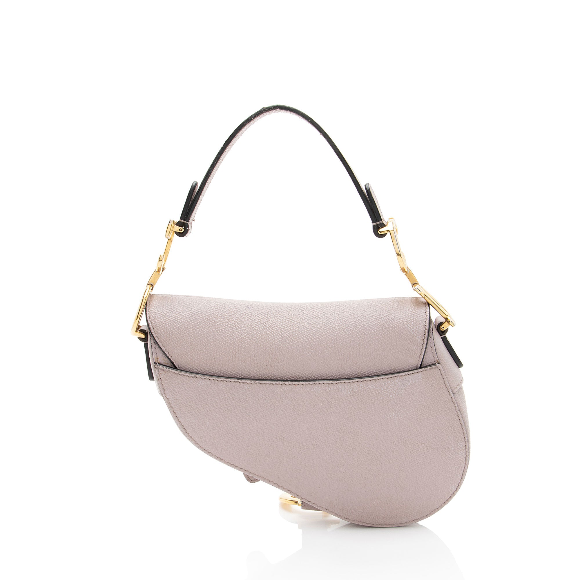 Dior Grained Calfskin Saddle Mini Bag