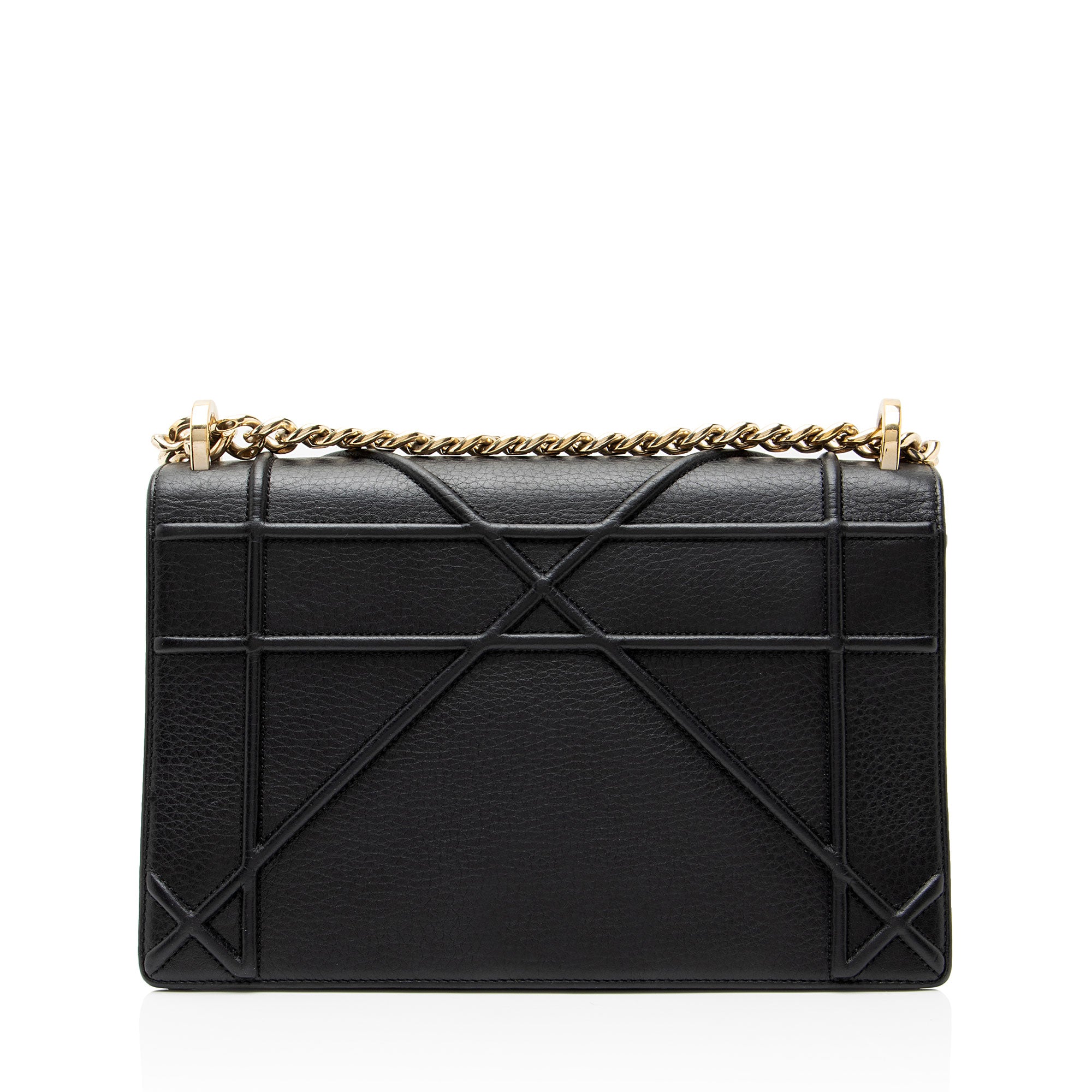 Dior Grained Leather Diorama Medium Shoulder Bag