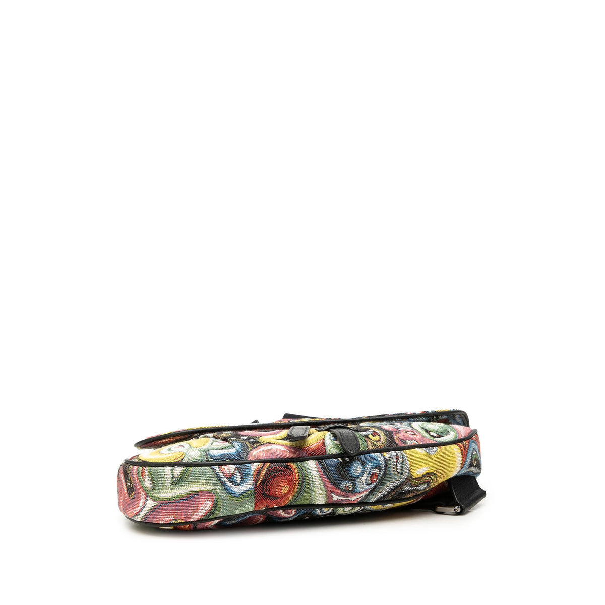 Dior Kenny Scharf Canvas Saddle Crossbody
