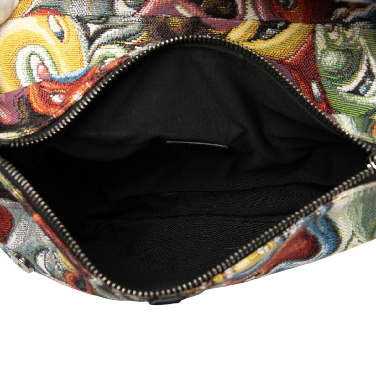 Dior Kenny Scharf Canvas Saddle Crossbody