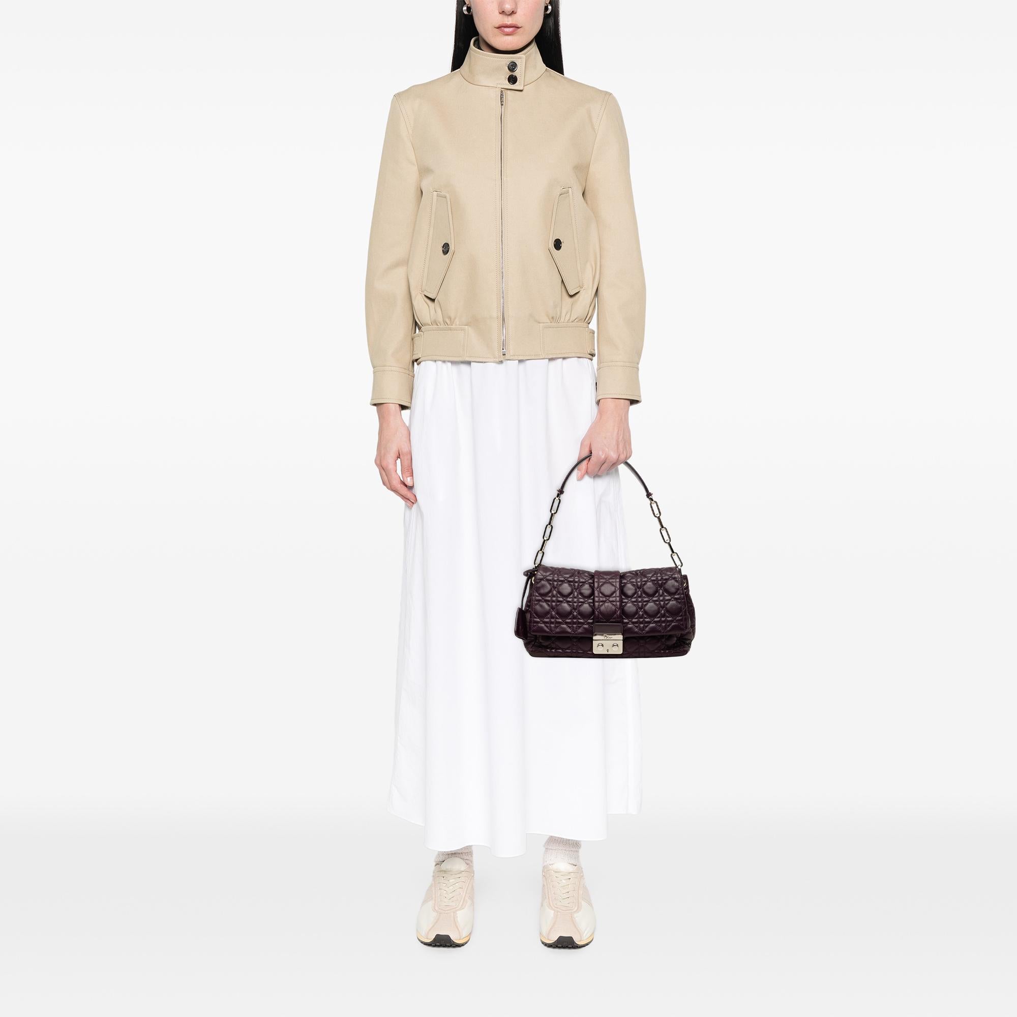Dior Lambskin Cannage New Lock Shoulder Bag