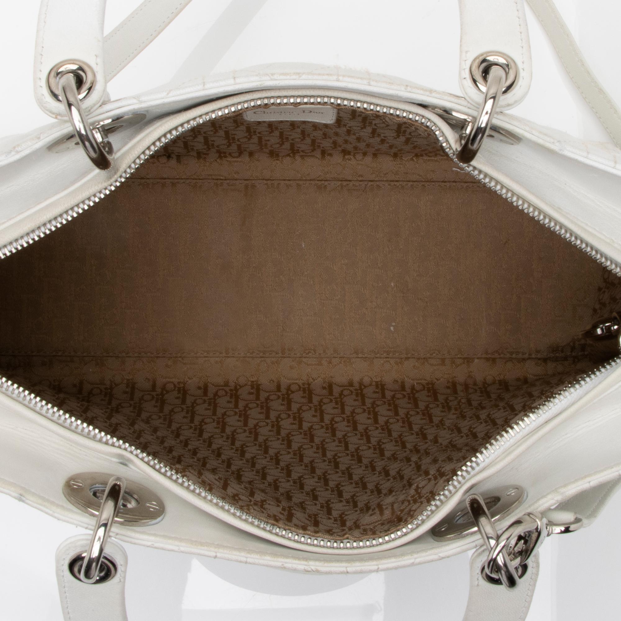 Dior Lambskin Lady Dior Large Tote - FINAL SALE (SHF-23256)