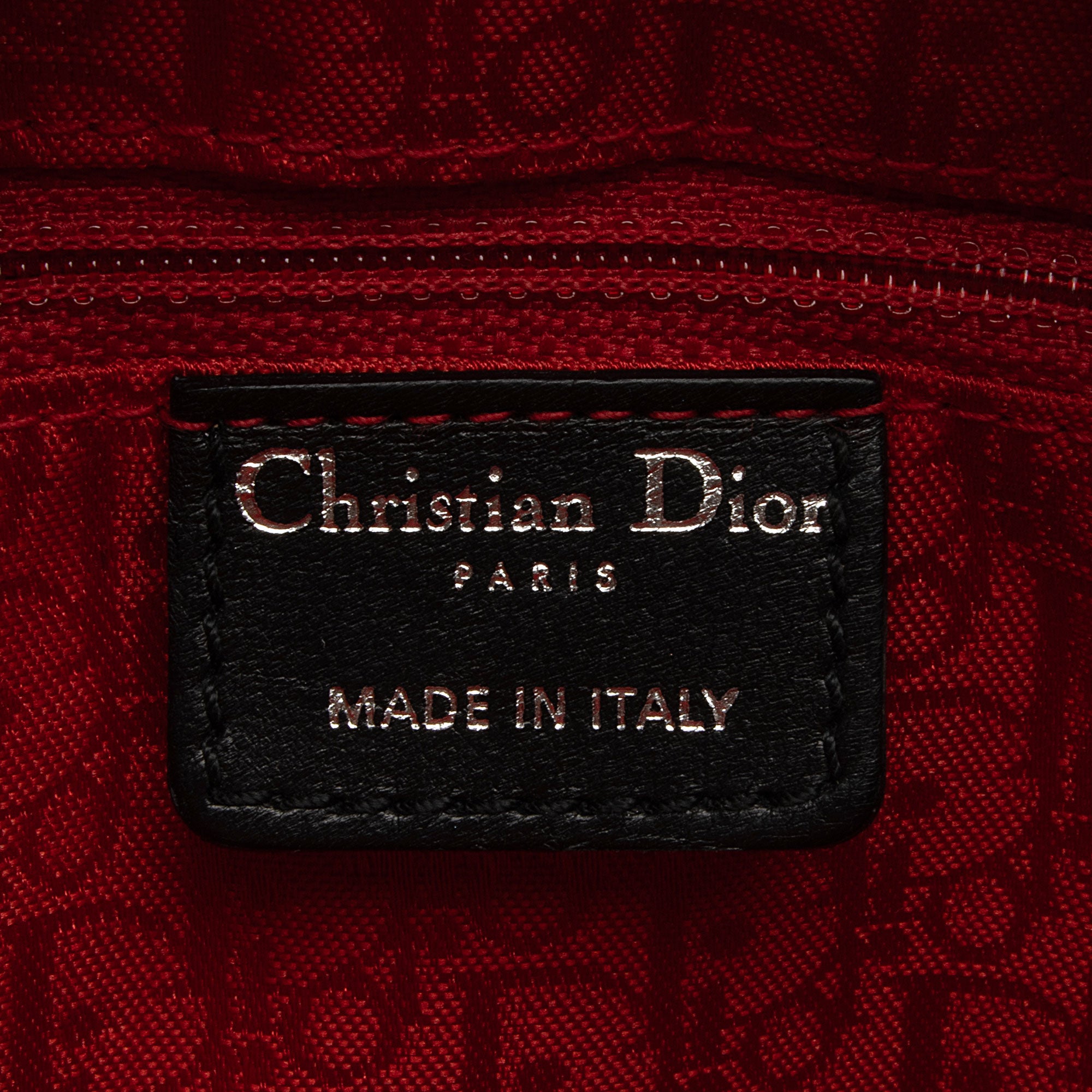 Dior Lambskin Lady Dior Medium Tote (SHF-PCV3Bo)