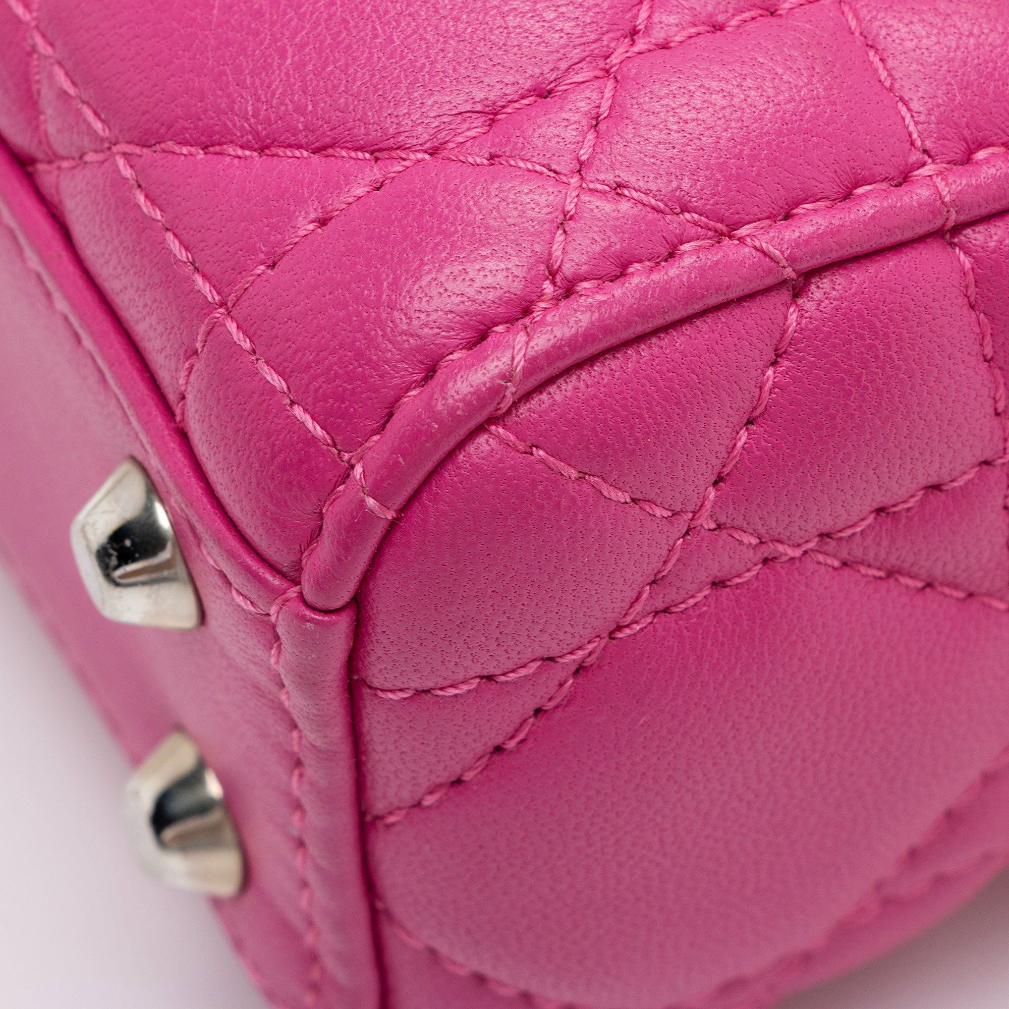 Dior Lambskin Lady Dior Mini Tote (SHF-icxOT3)