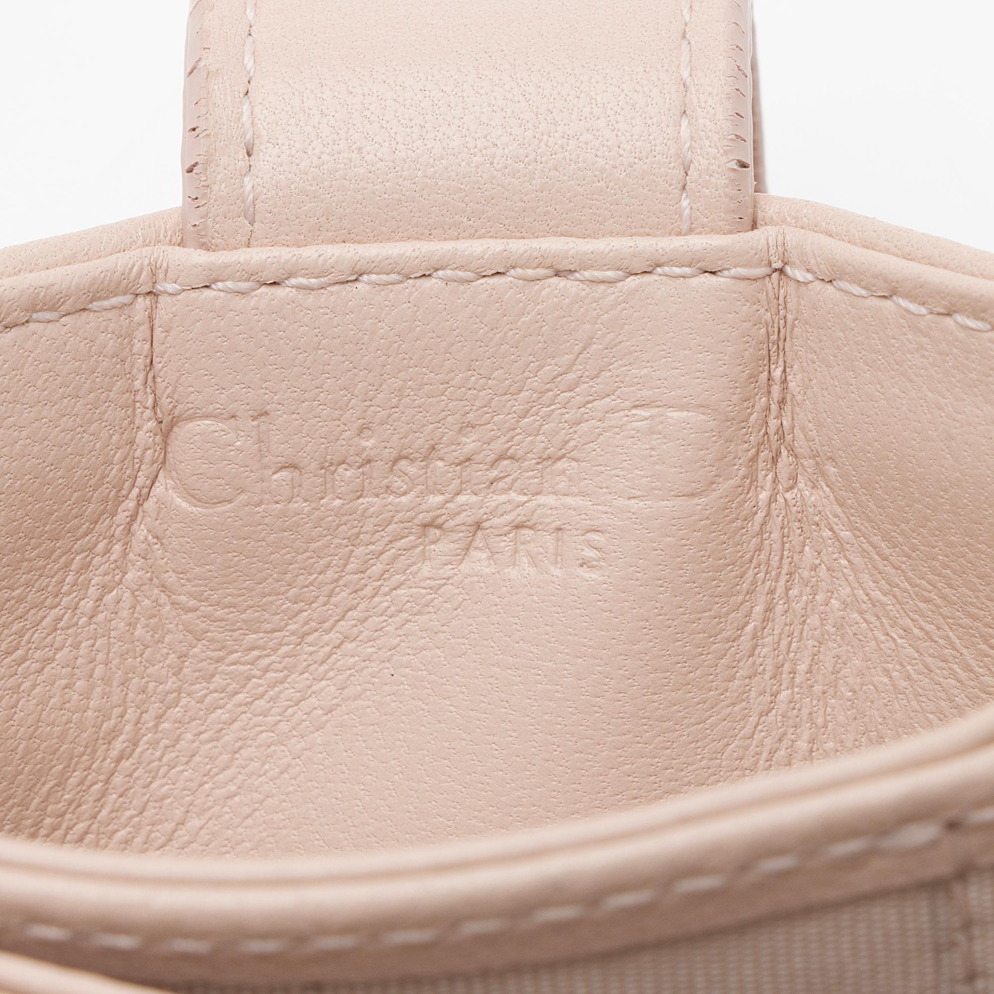 Dior Lambskin Studded Lady Dior 5-Gusset Card Holder (SHF-TOBEZh)