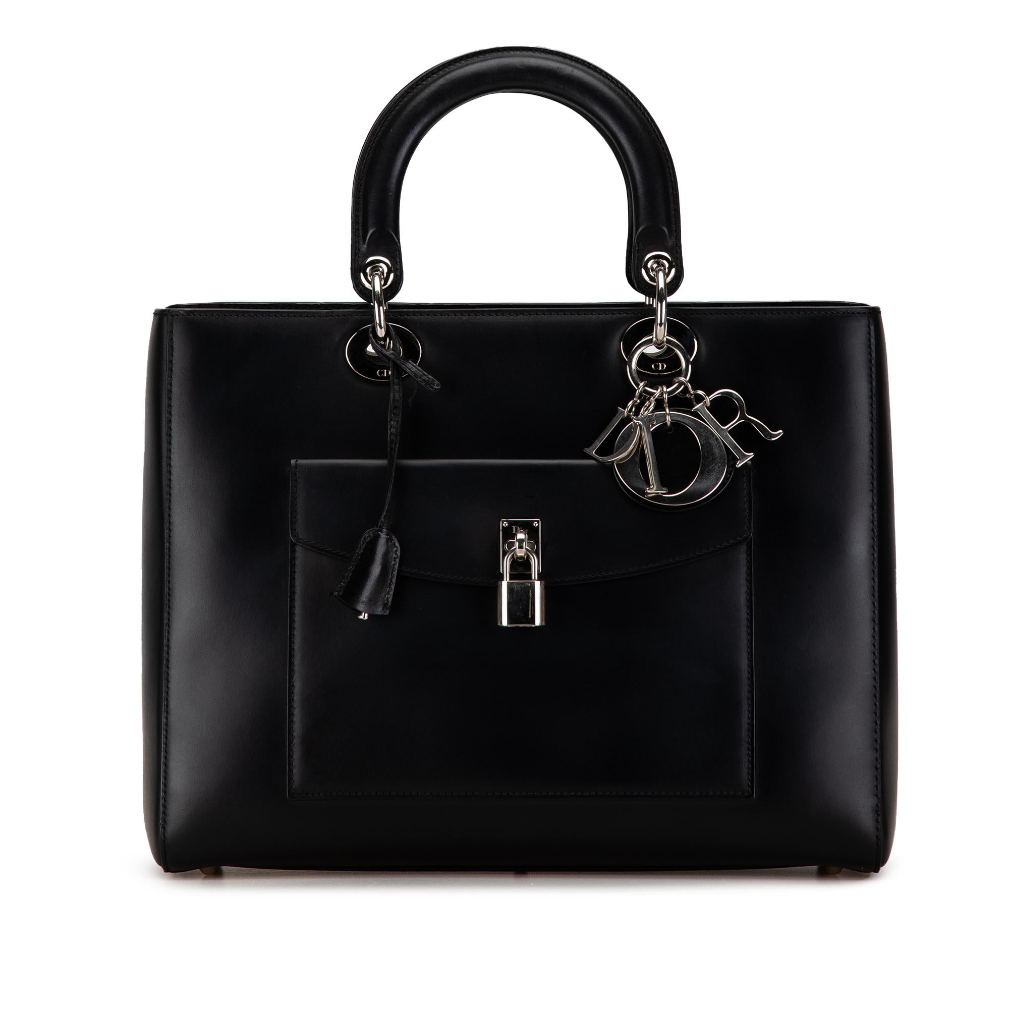Dior Large Calfskin Lady Dior Pocket Tote (SHG-9lPkpK)