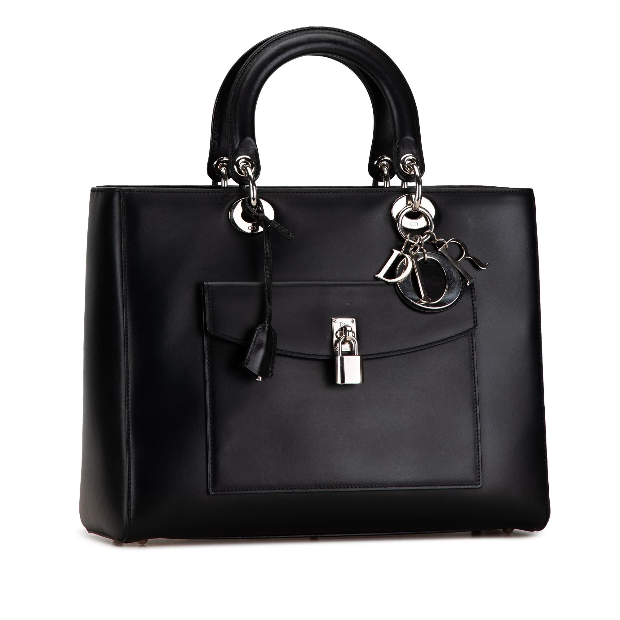 Dior Large Calfskin Lady Dior Pocket Tote (SHG-9lPkpK)