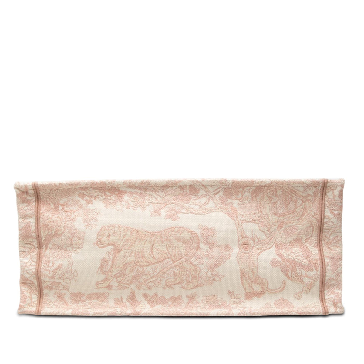 Dior Large Canvas Embroidered Dioriviera Toile De Jouy Book Tote