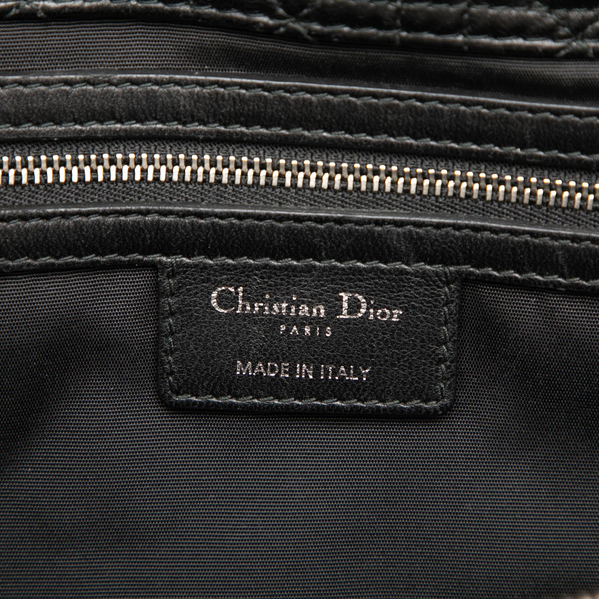 Dior Large Lambskin Cannage Lady Dior Soft Shopping Tote