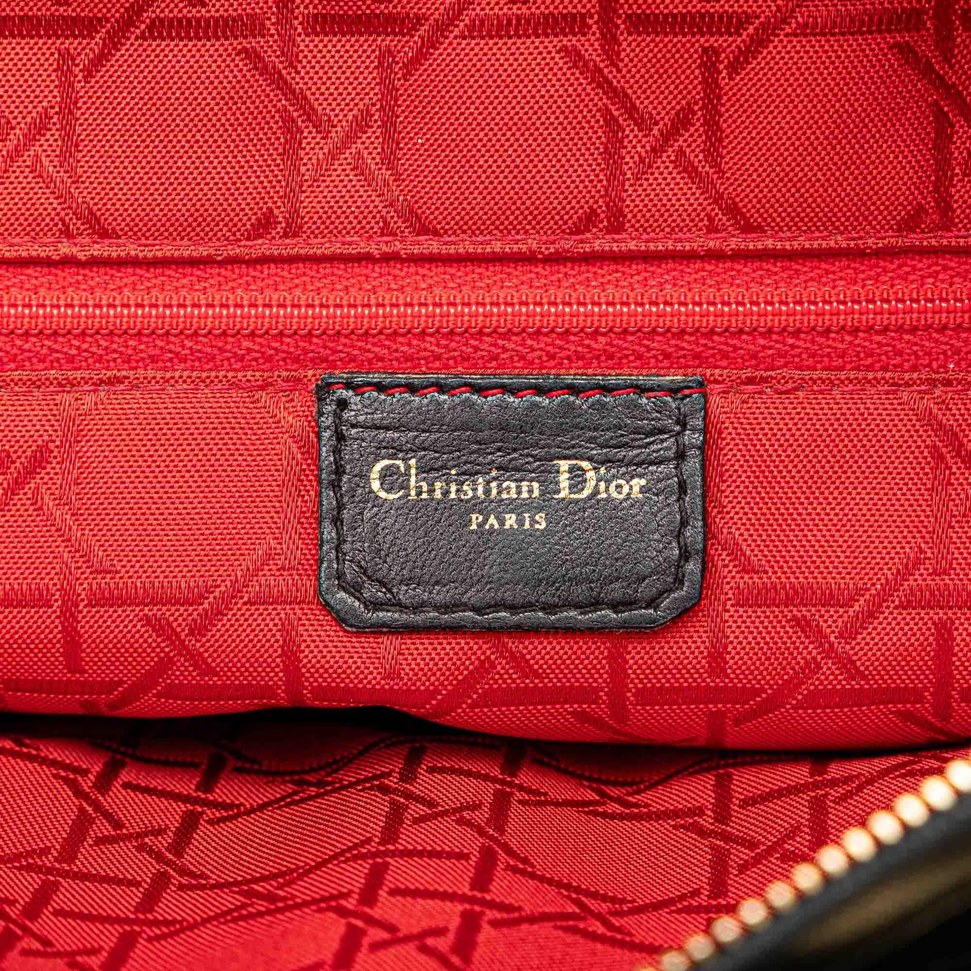 Dior Large Lambskin Cannage Lady Dior (SHG-sQptKF)