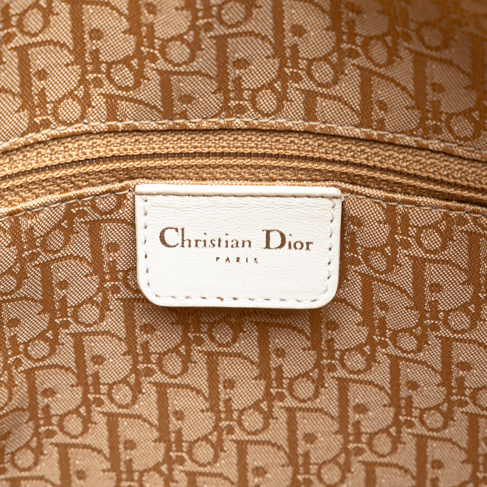 Dior Large Lambskin Cannage Lady Dior