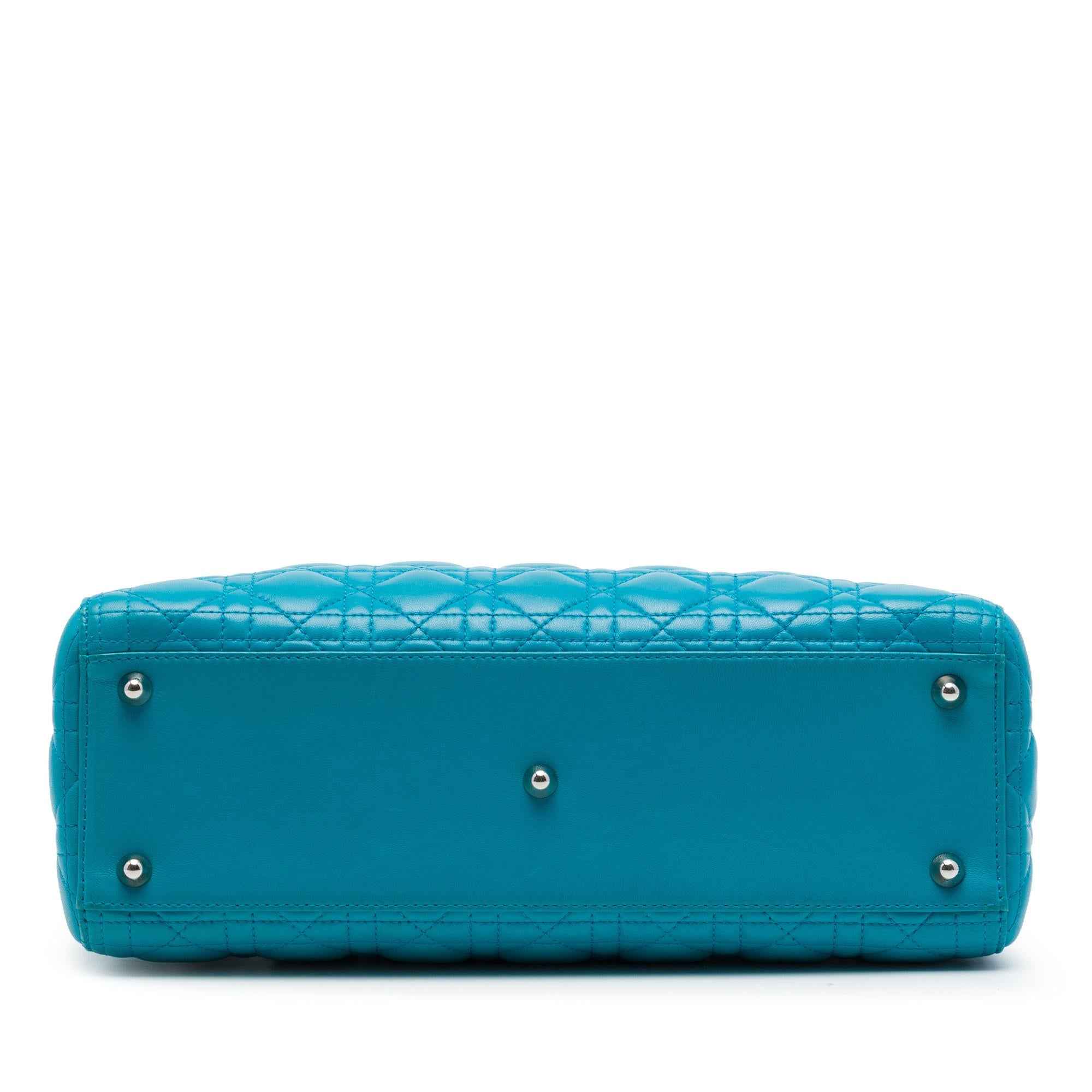 Dior Large Lambskin Cannage Lady Dior