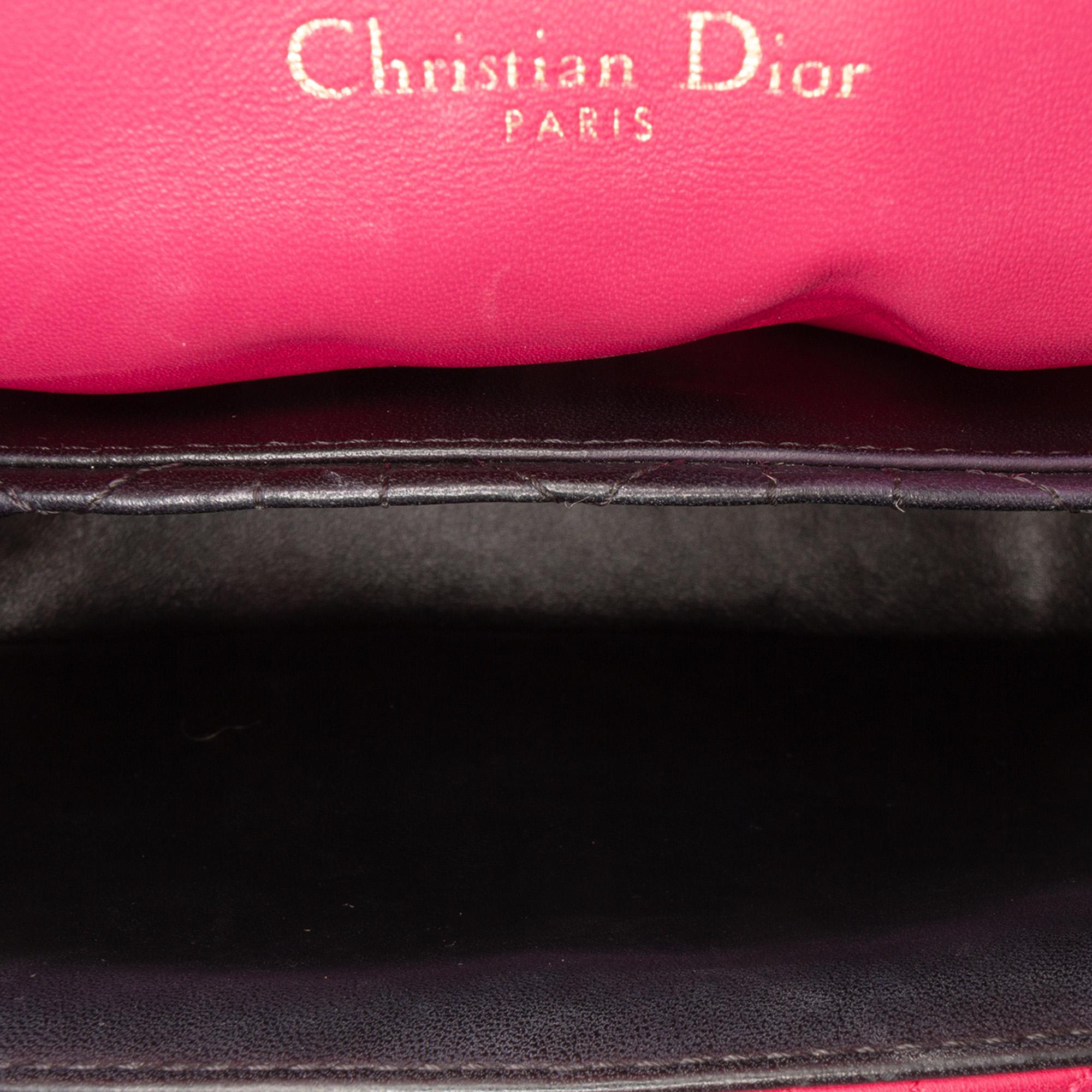 Dior Large Lambskin Cannage Miss Dior Flap