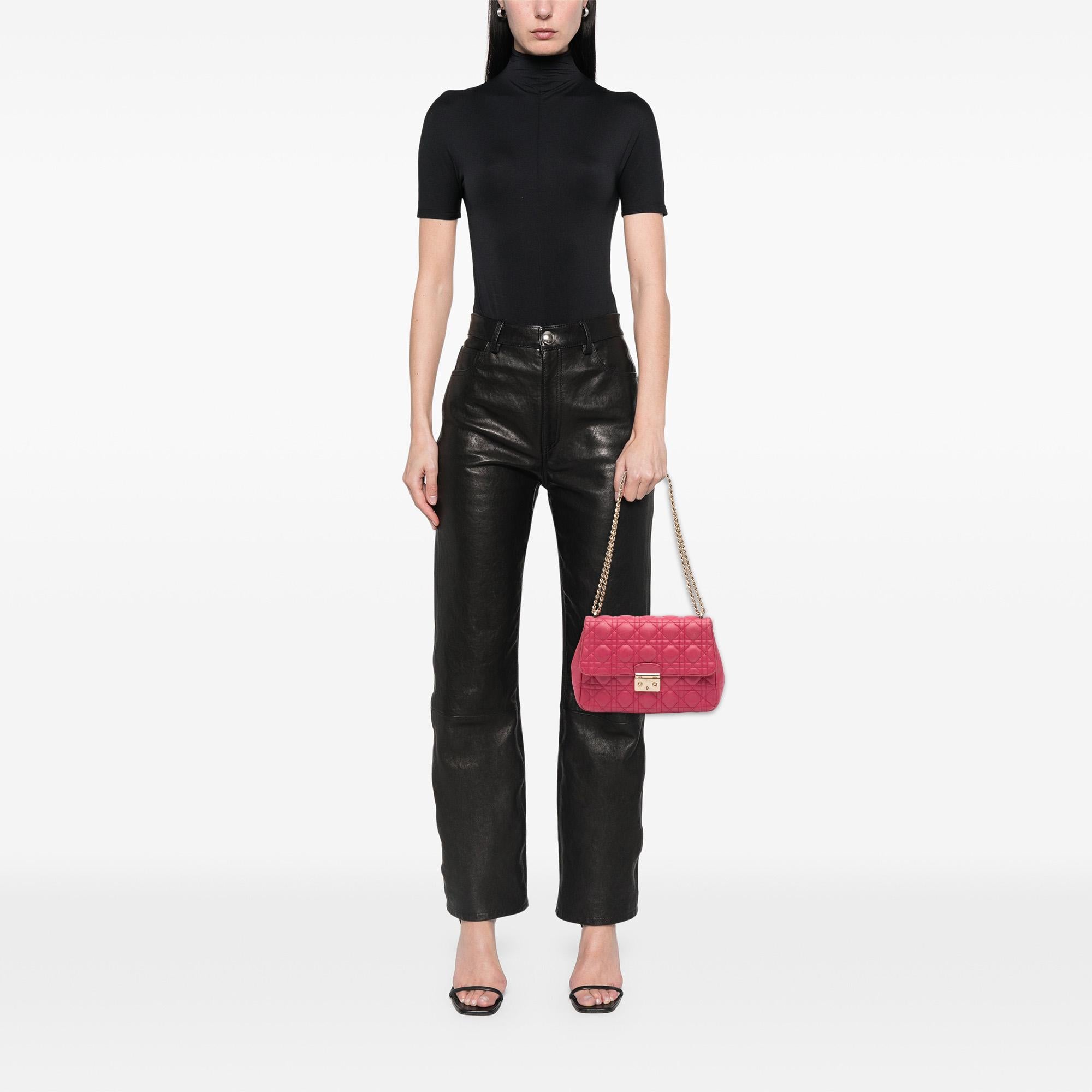 Dior Large Lambskin Cannage Miss Dior Flap