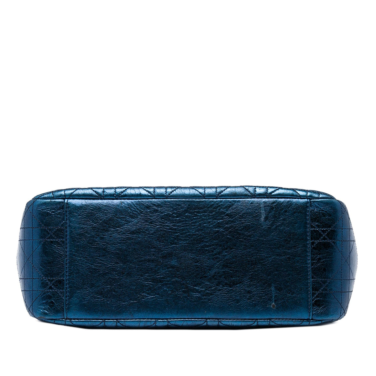 Dior Large Metallic Aged Calfskin Cannage Miss Dior Flap